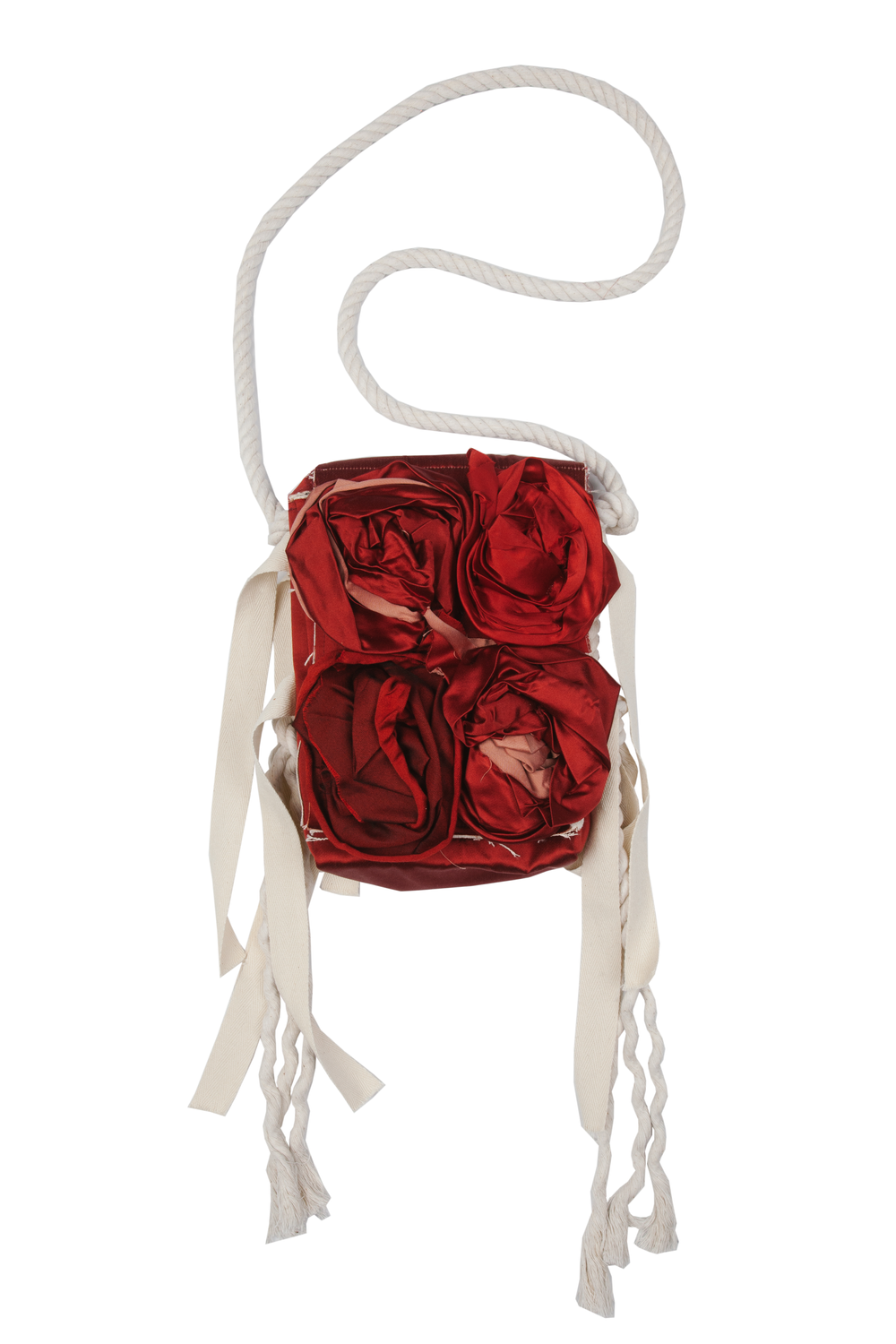 Elena Dawson  Silk Flowers Bag