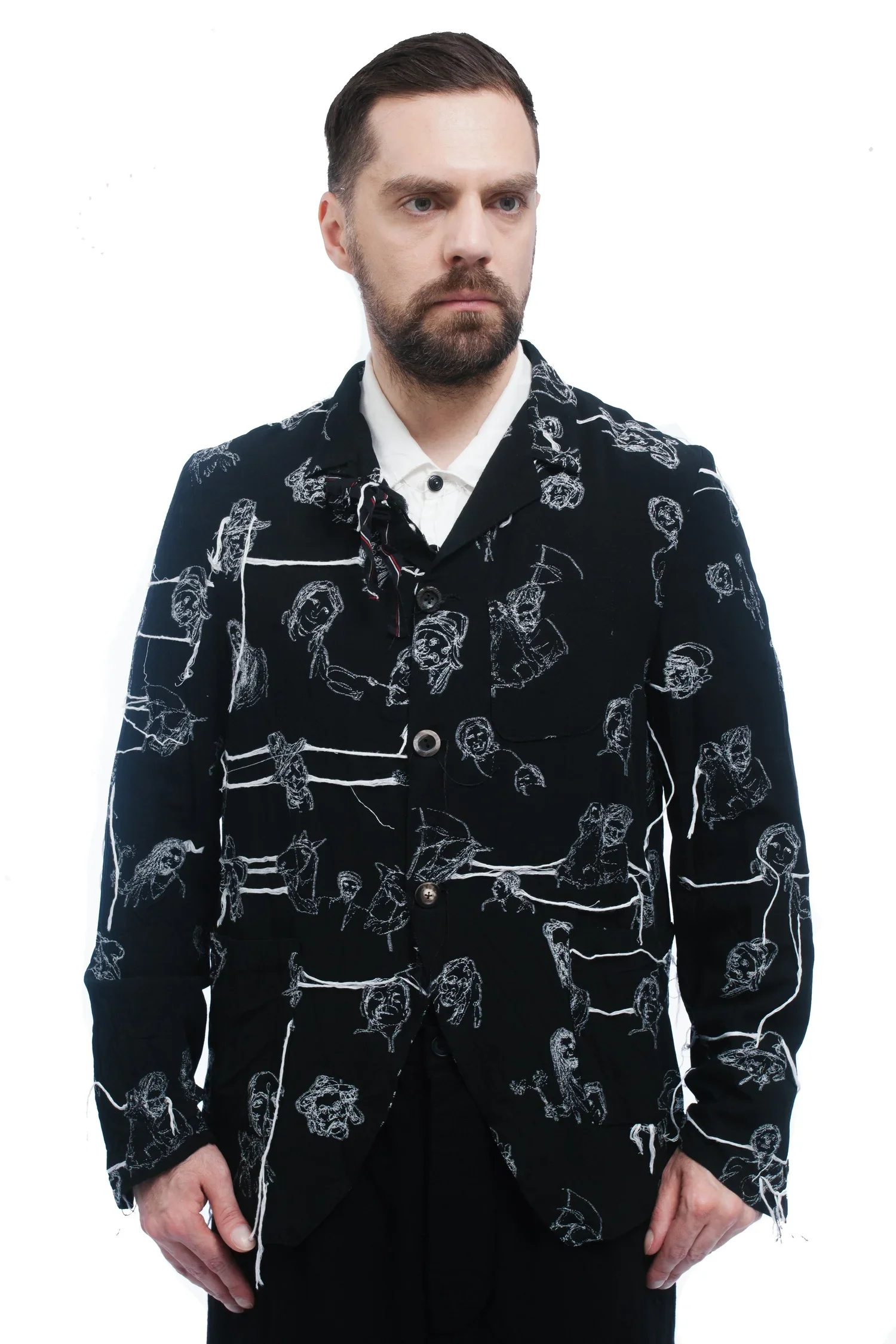 Archivio J.M. Ribot Embroidered Blazer