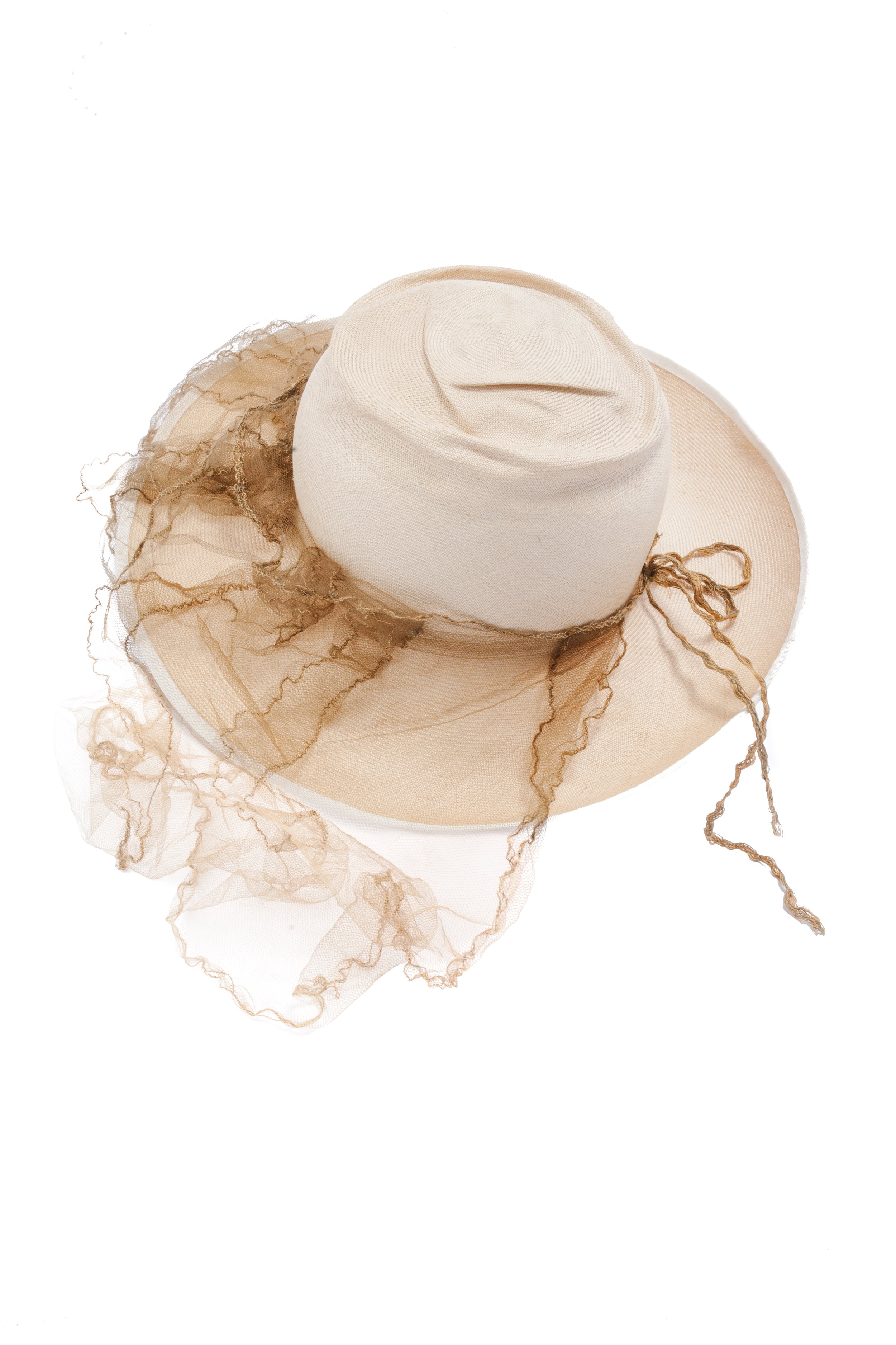 Horisaki  One of a Kind Hat With a Veil