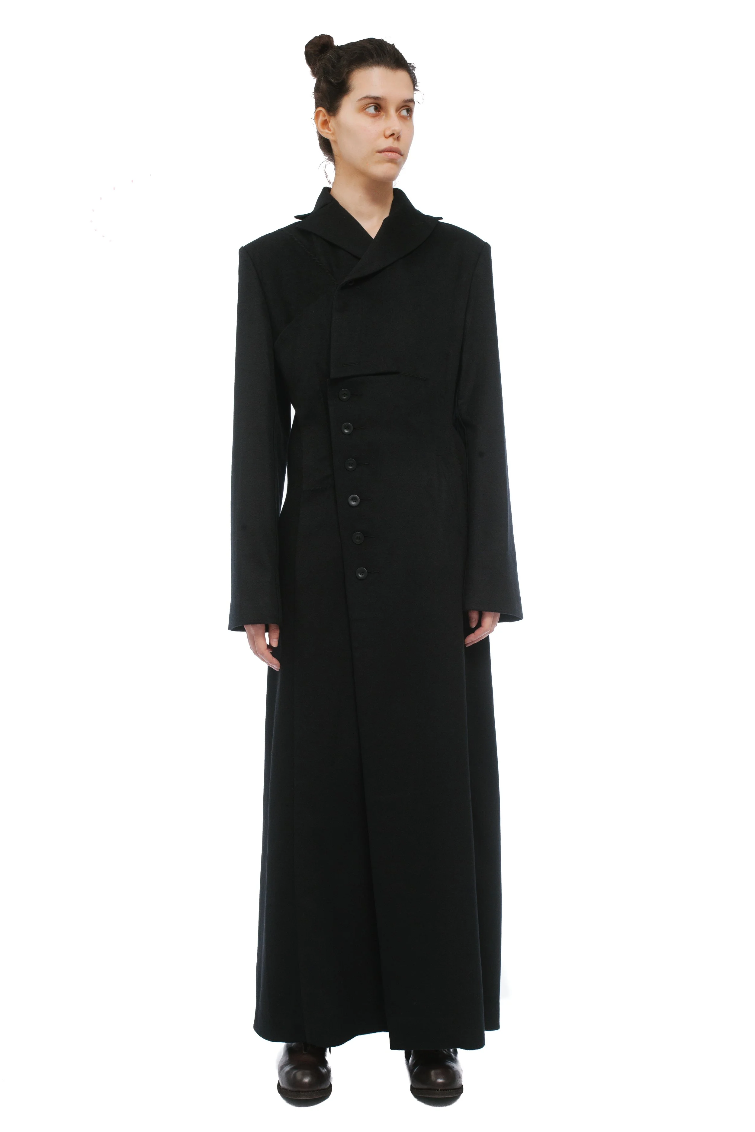 Yehuafan Extra Long Fitted Coat