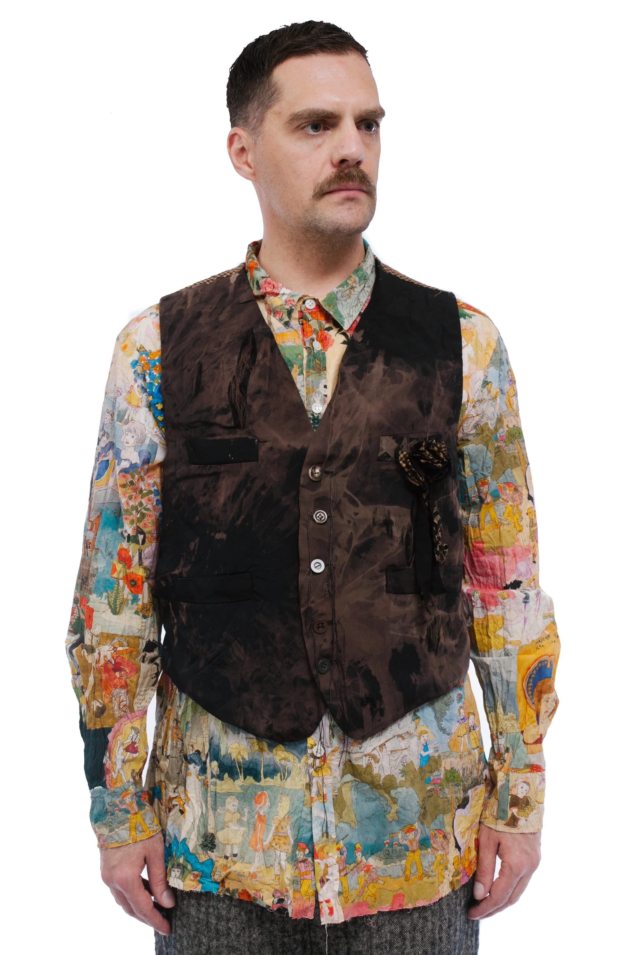 Archivio J.M.  Ribot Hand-Aged Vest