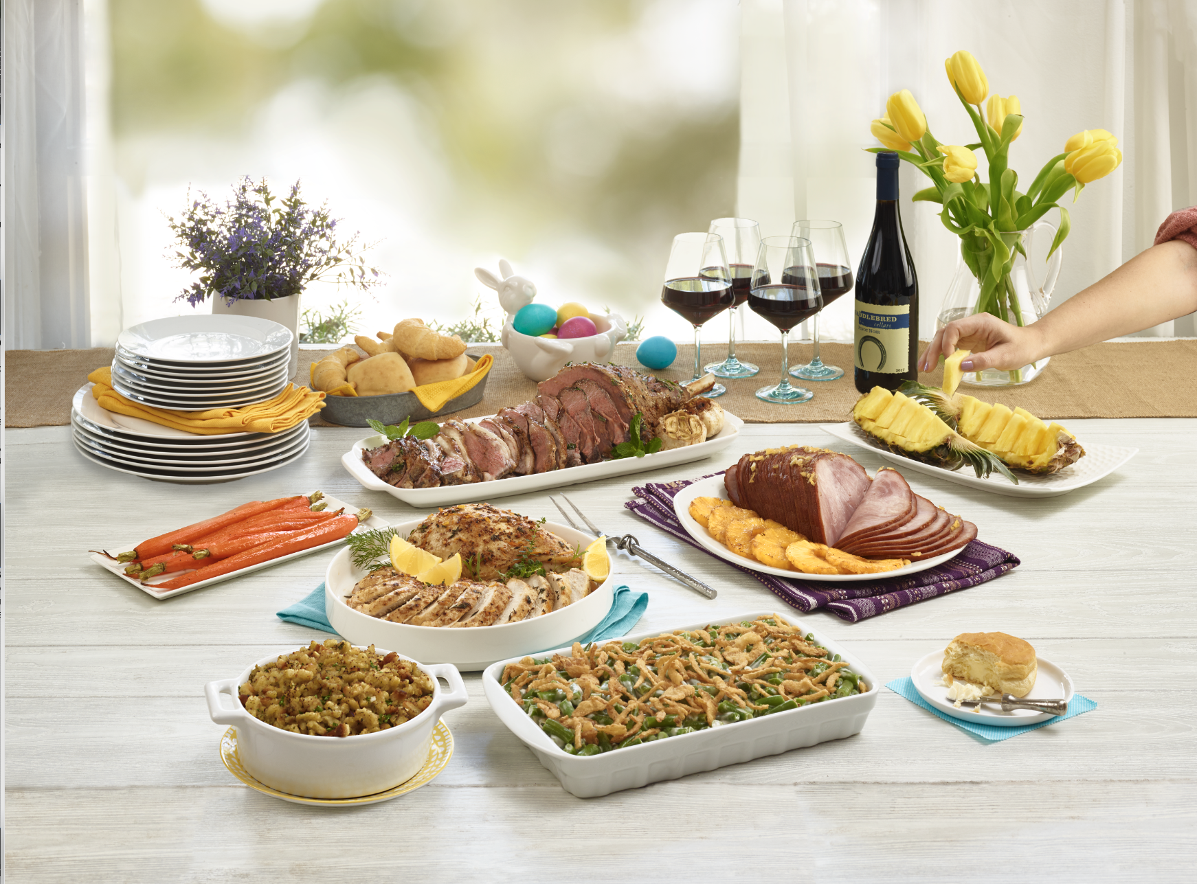 Seasonal lifestyle hero for holiday promotion