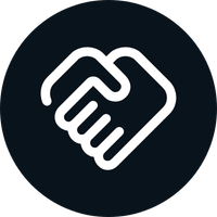 Icon of two hands shaking, representing a handshake or agreement