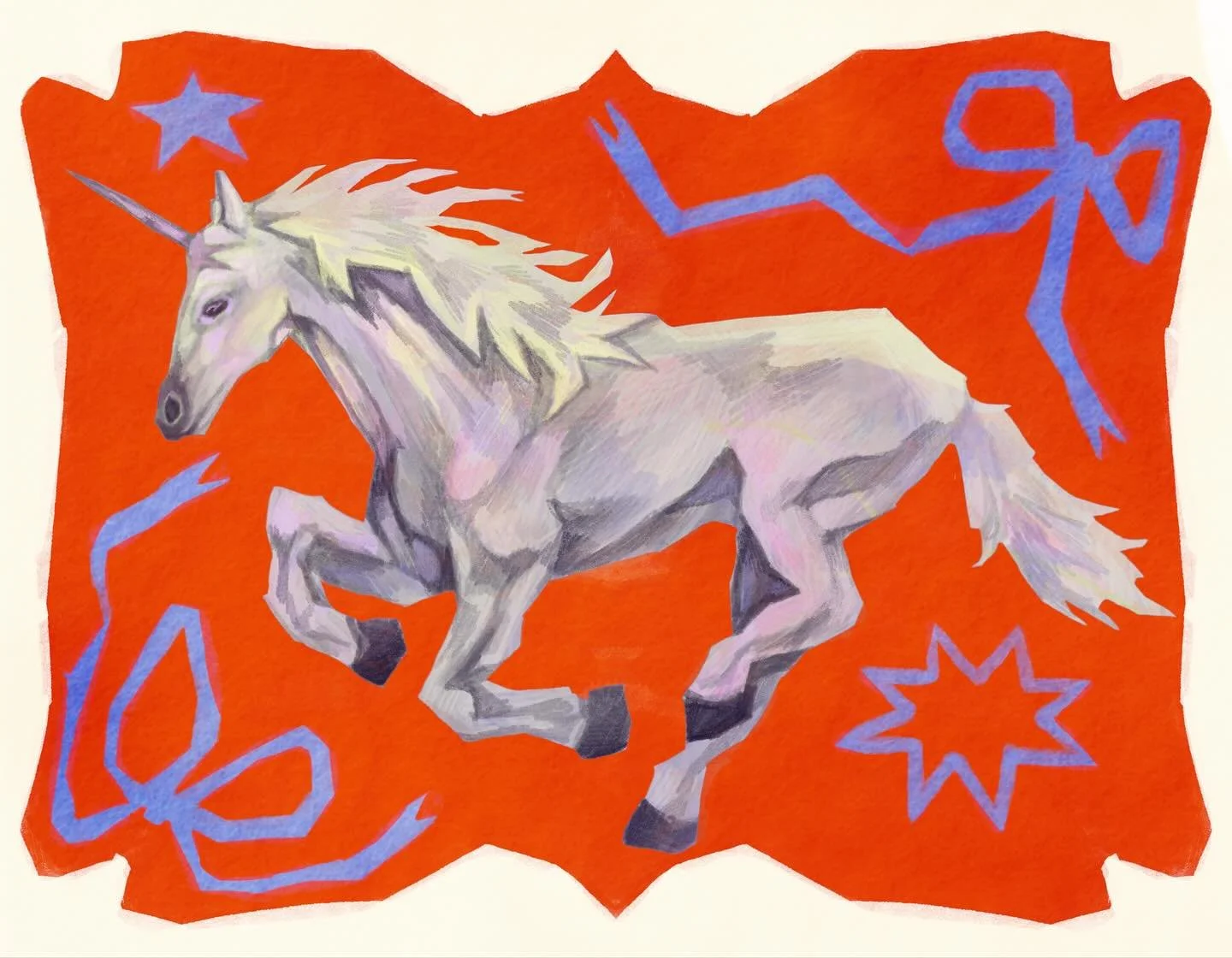 day 17 - all straight lines! back at it! lately i&rsquo;ve been in the mood to draw horses (and unicorns) and if you see any curved lines no u don&rsquo;t
#badtober2025 @badtober