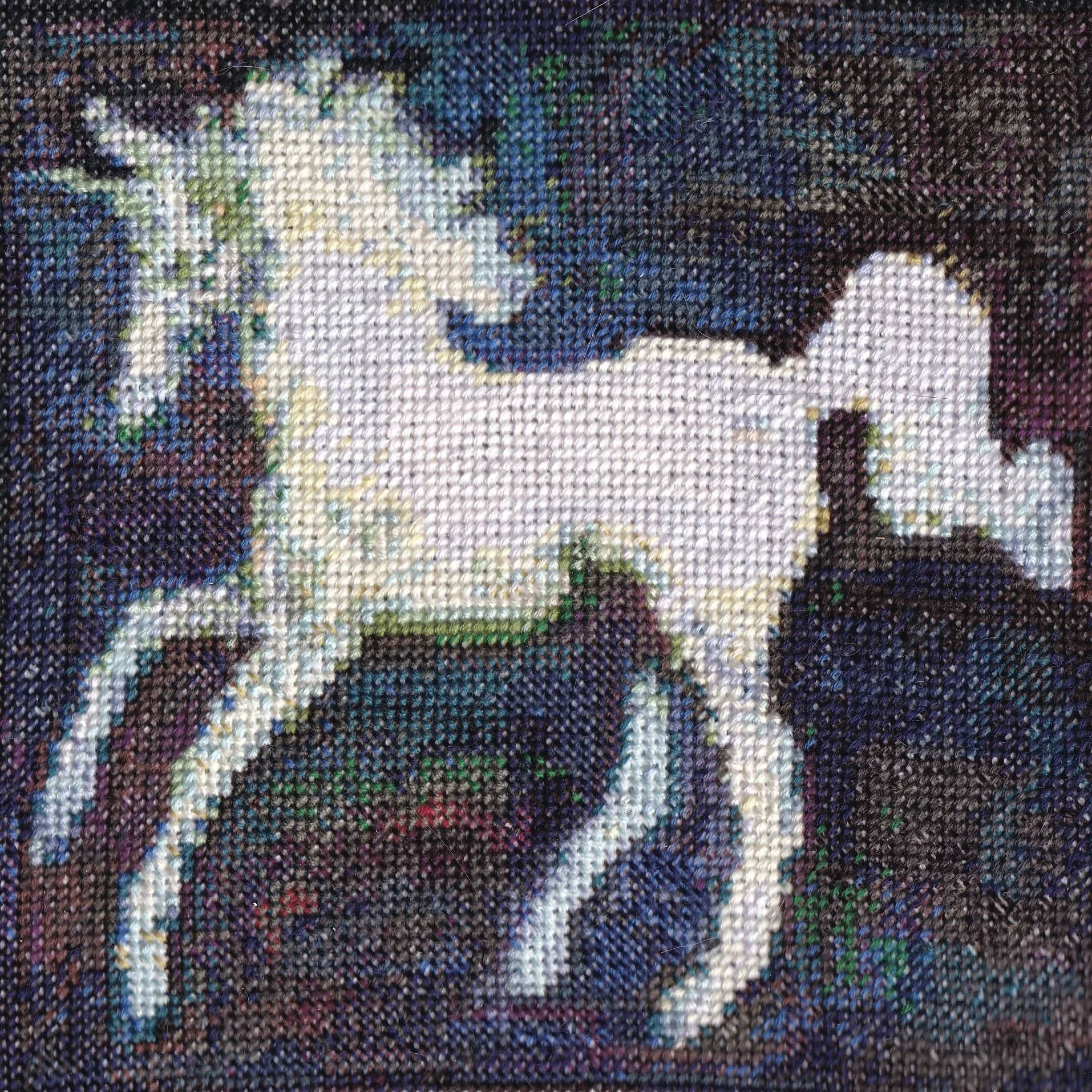 Lightning, cross stitch, 2026
