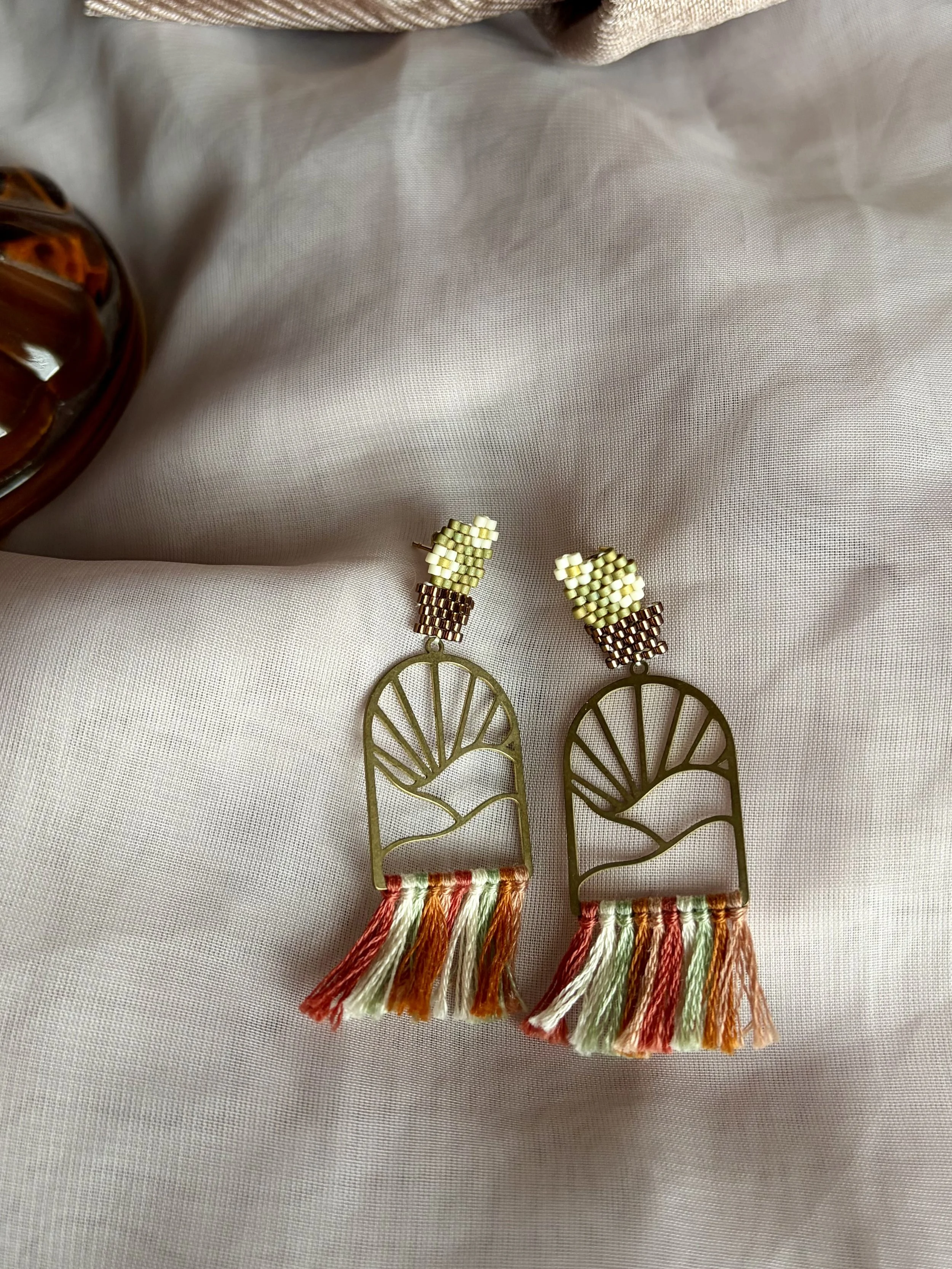 Sunset on Saguaro Earrings