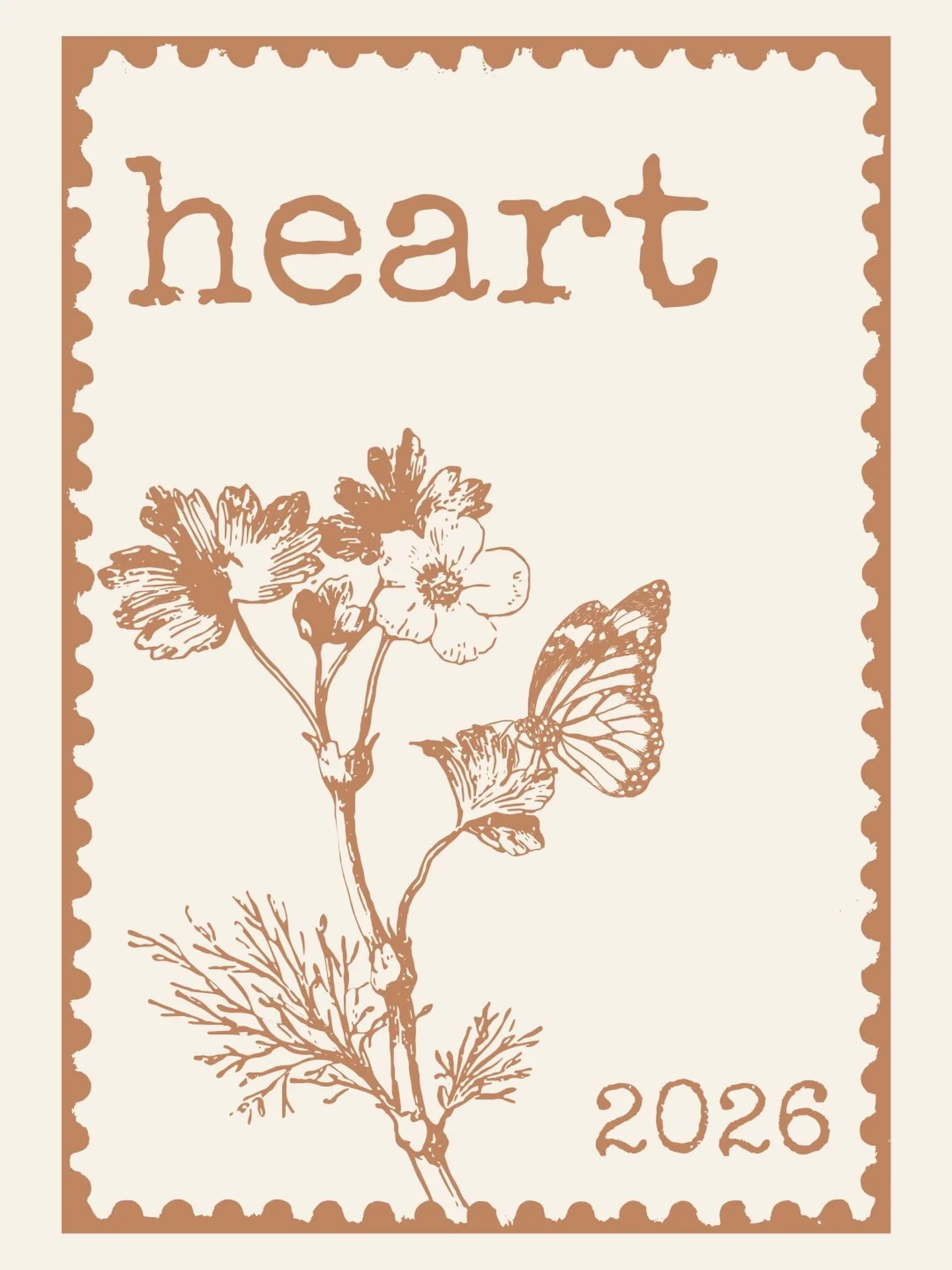 My word of the year for 2026 is Heart 🤍 

I had a really hard time choosing a word this year, usually one kinda hits me like a ton of bricks by November, but this year I had to mull it over and changed it probably 3 or 4 times before finally landing