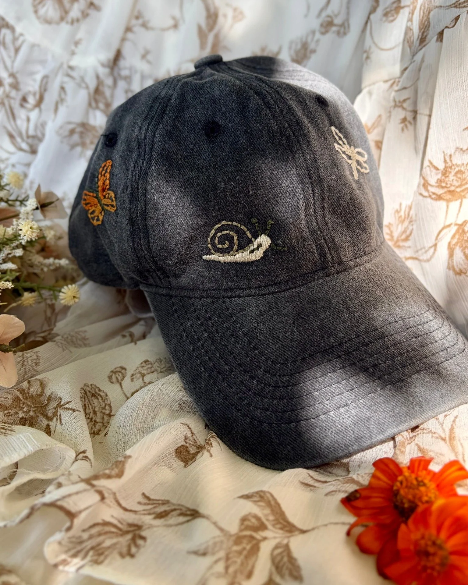 Hats off to fall! 🍂 Or, I guess, "hats on", is more like it when you see the new hats I designed for fall! 😂 

When I decided to design new hats for fall, I had a lot of fun making designs that feature cottage core vibes, woodland animals