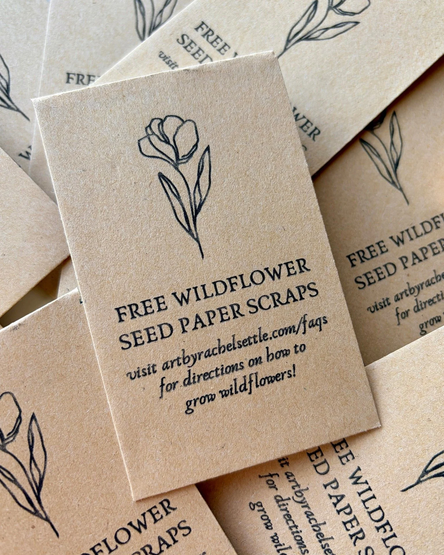 You may have seen packets like this on my shelves at @wilderlove_store and @littletreasureshoppe and wondered what exactly they are, or how to plant the seed paper 🤍

These are free packets of scraps of the &ldquo;Of the Earth&rdquo; seed paper I us