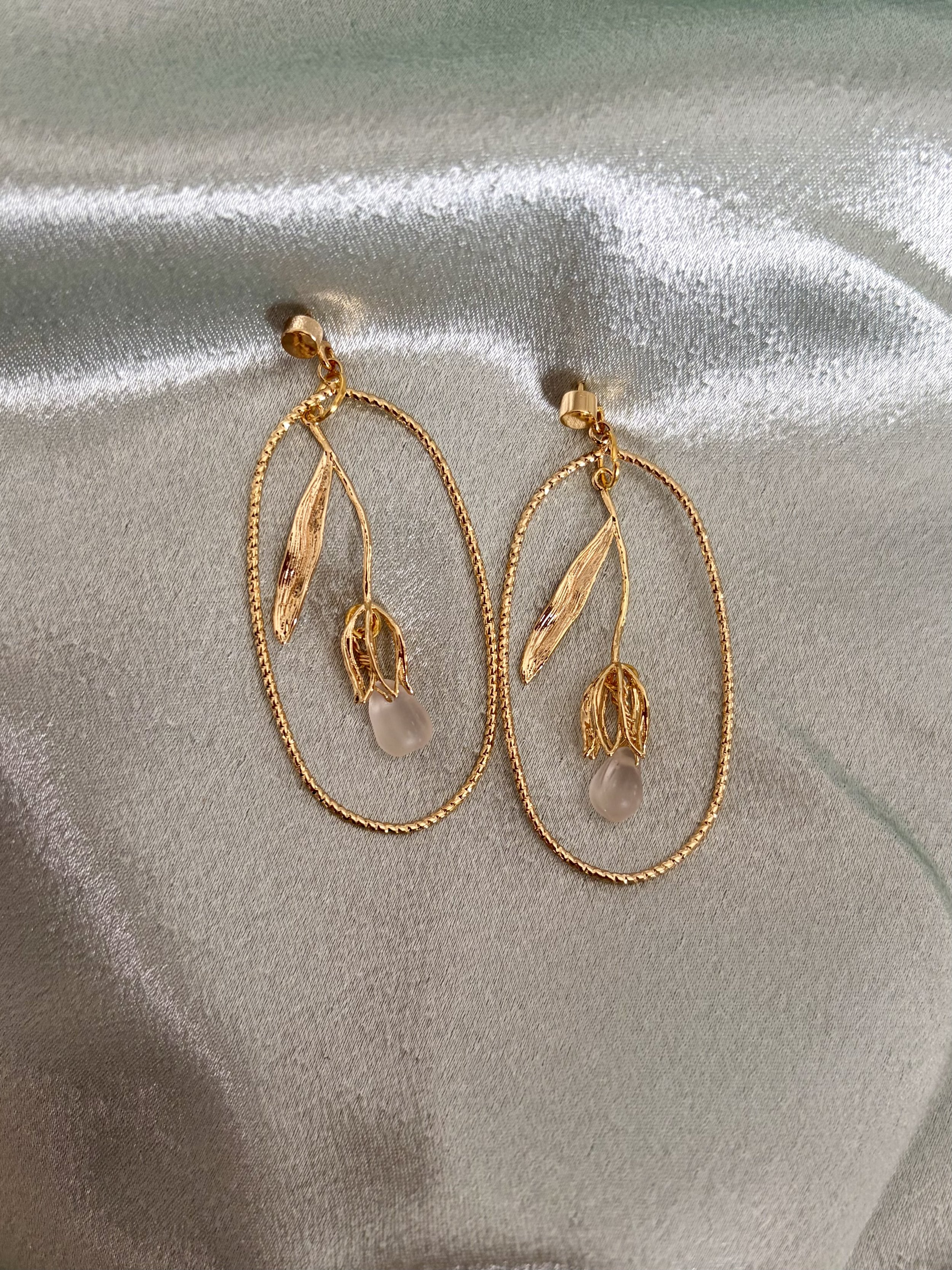 Tulip in Bloom Statement Earrings