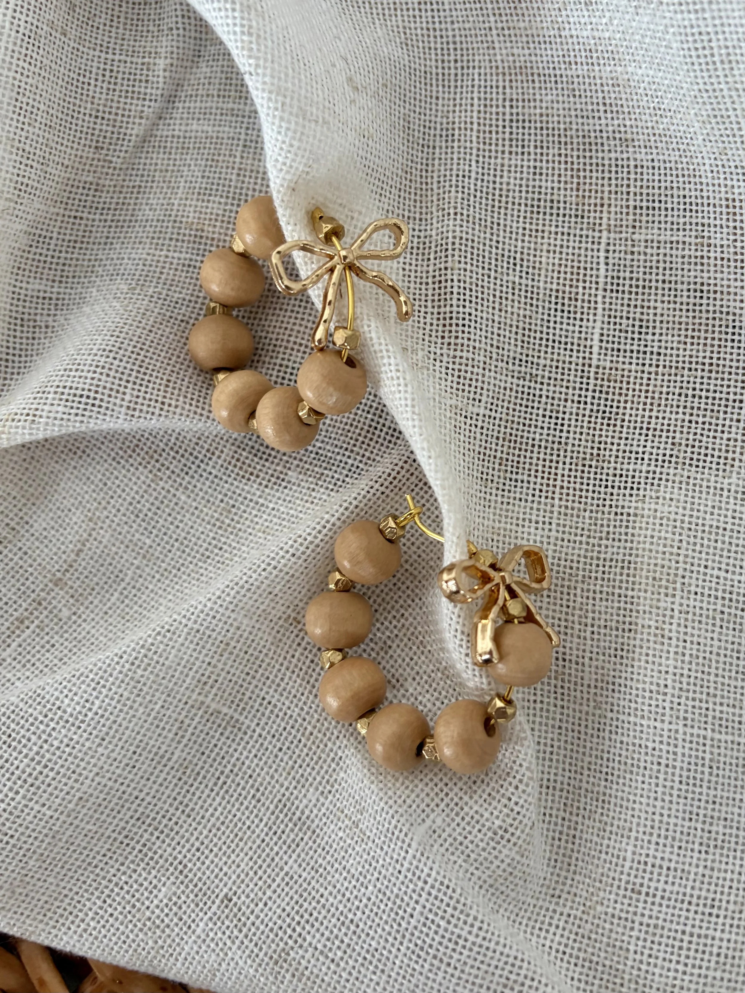 Rustic Bow Hoops