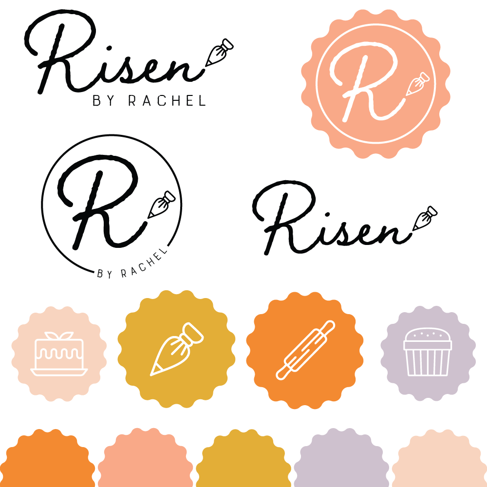 Risen by Rachel | Dream Logo & Supporting Designs