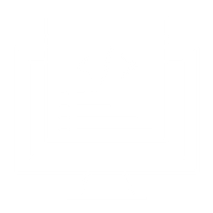 Icon of a computer monitor displaying a code window with a code symbol and lines of code.