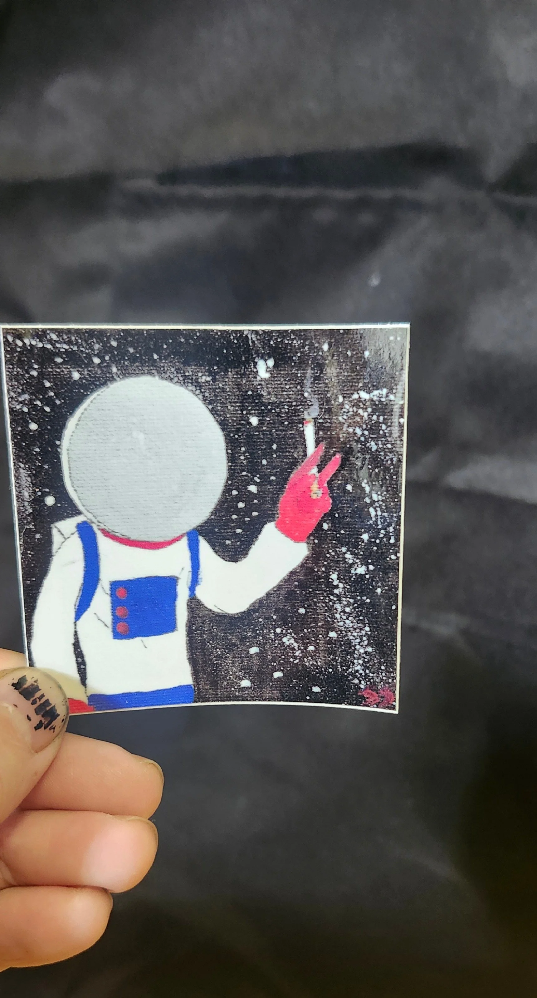 Astro Smoking Sticker