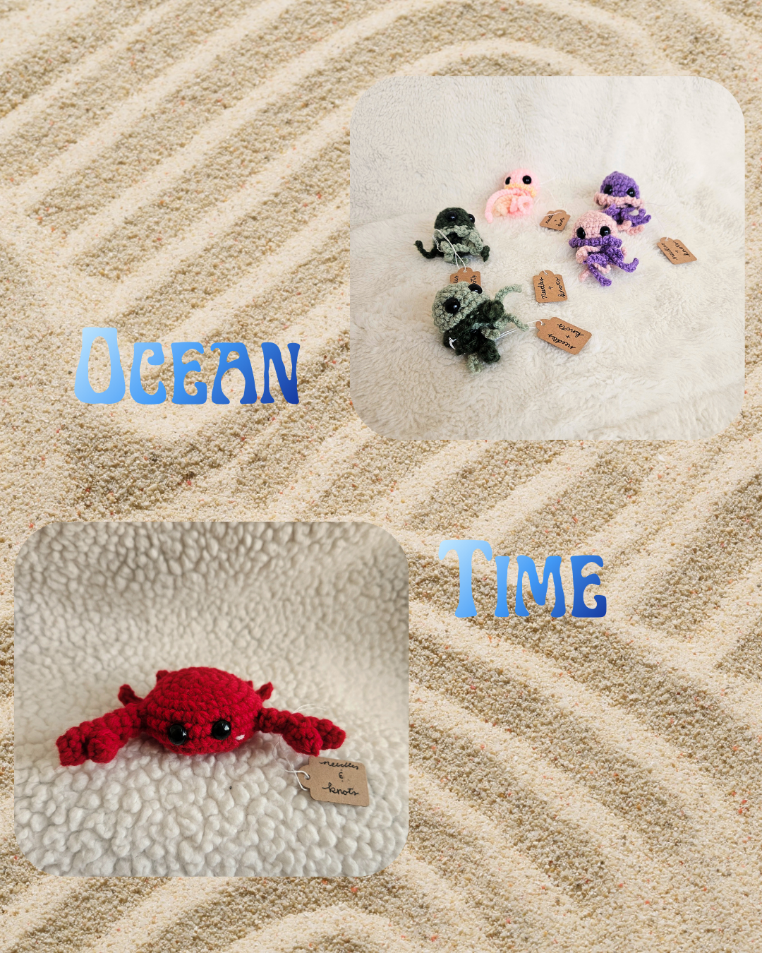Dive in to warmer weather with beachside buddies! Our cuddly crabs and jellyfish will bring warmer vibes to this chilly weather.