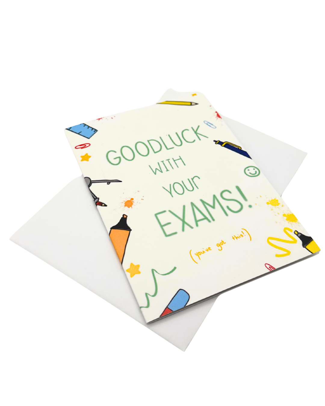Goodluck With Your Exams Card