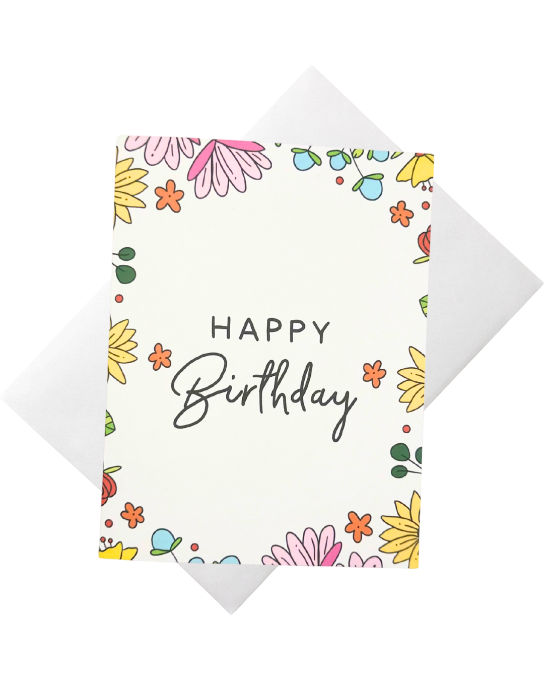 Flower Birthday Card