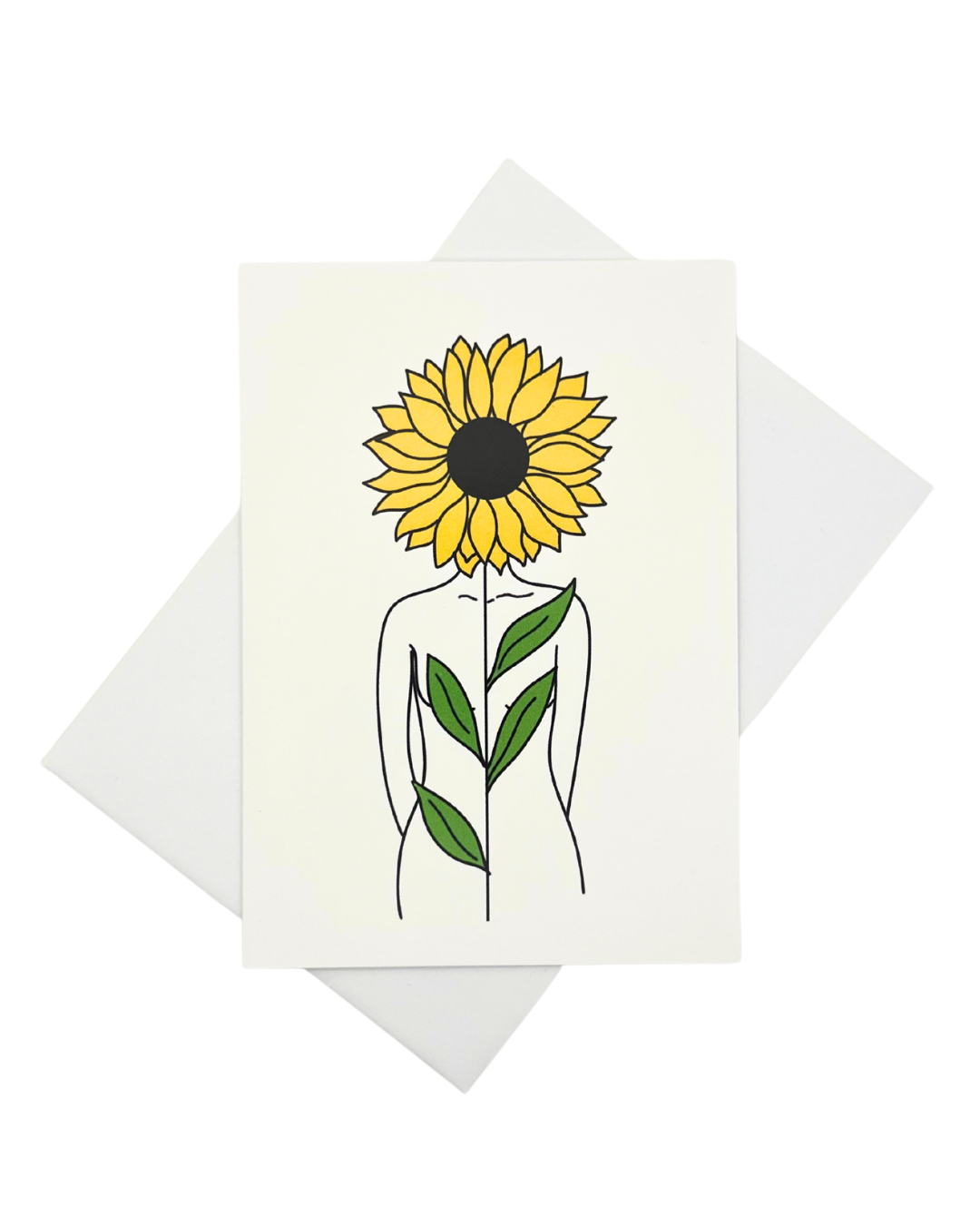 Sunflower Goddess Card