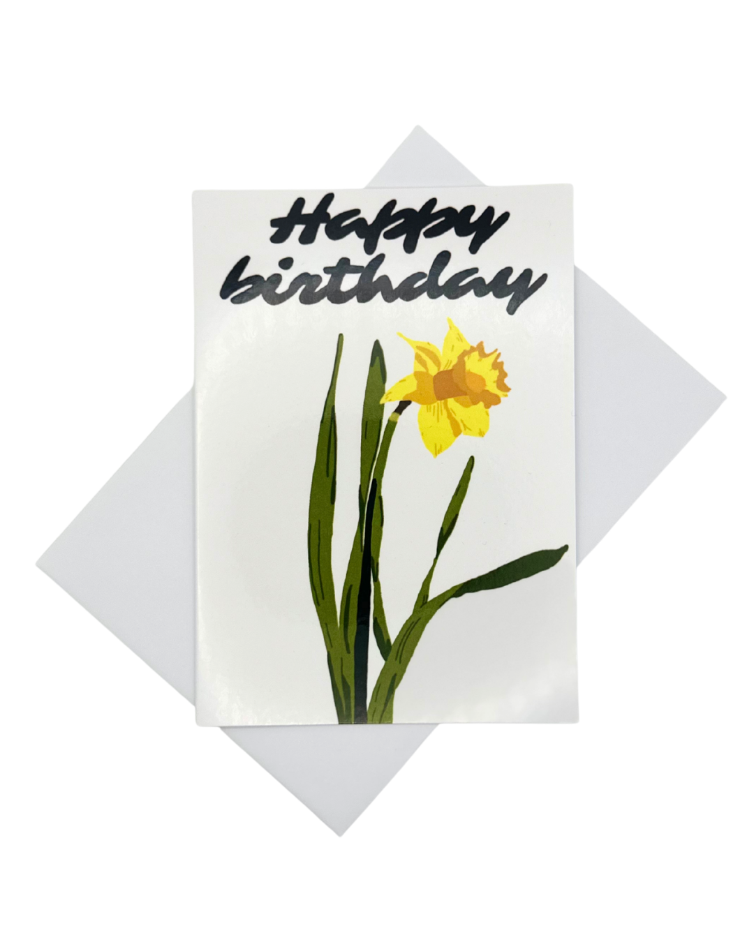 Daffodil Birthday Card