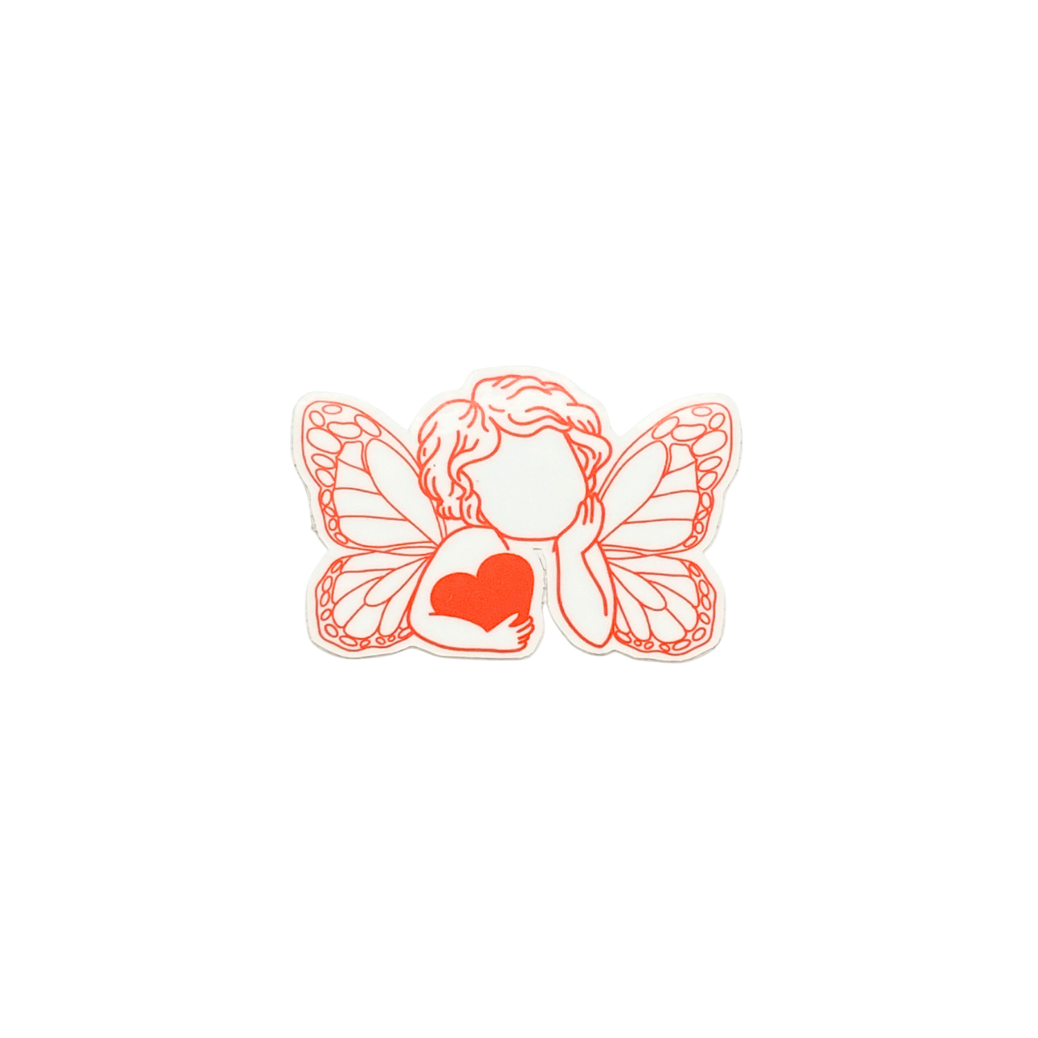 Butterfly angel sticker