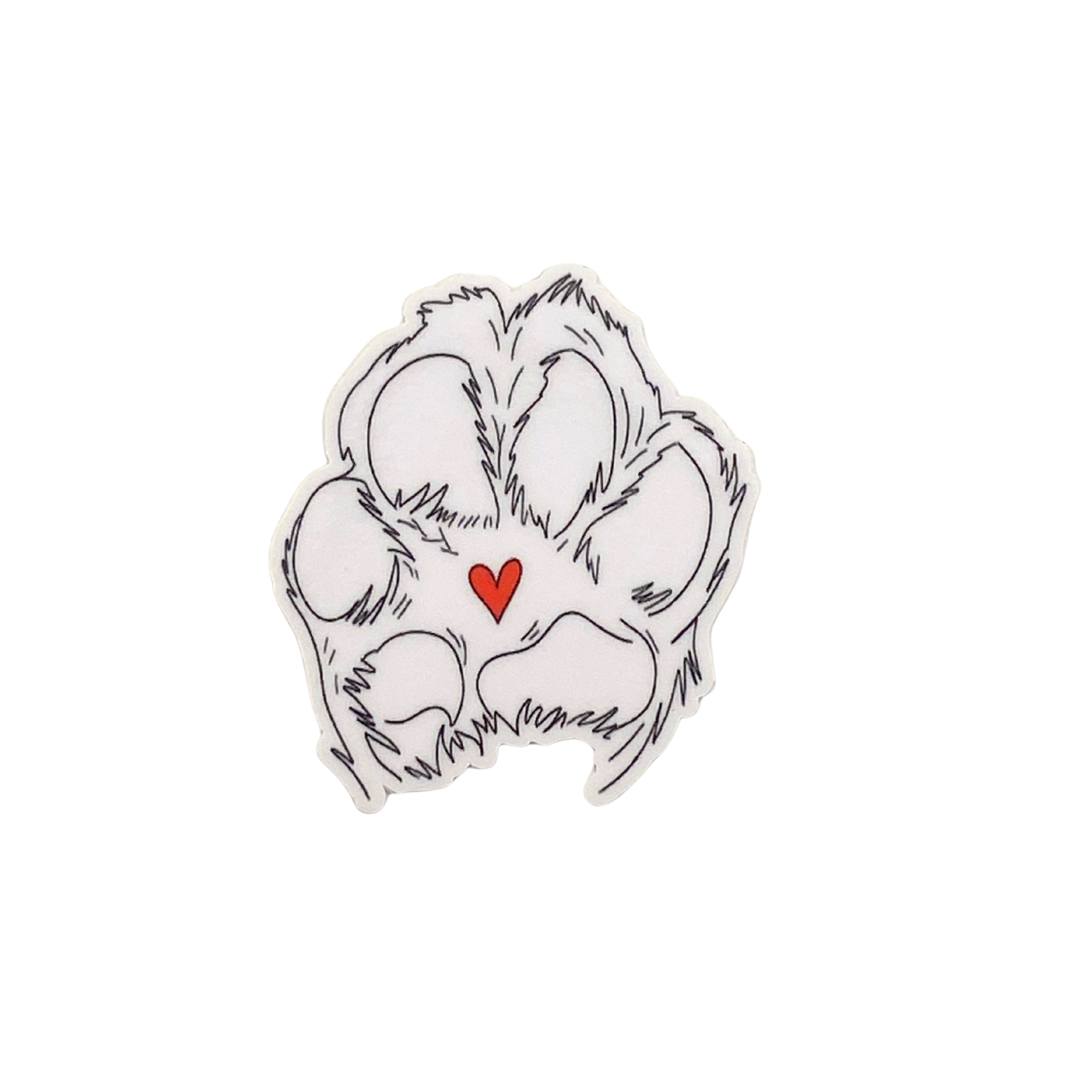 Paw Print Sticker