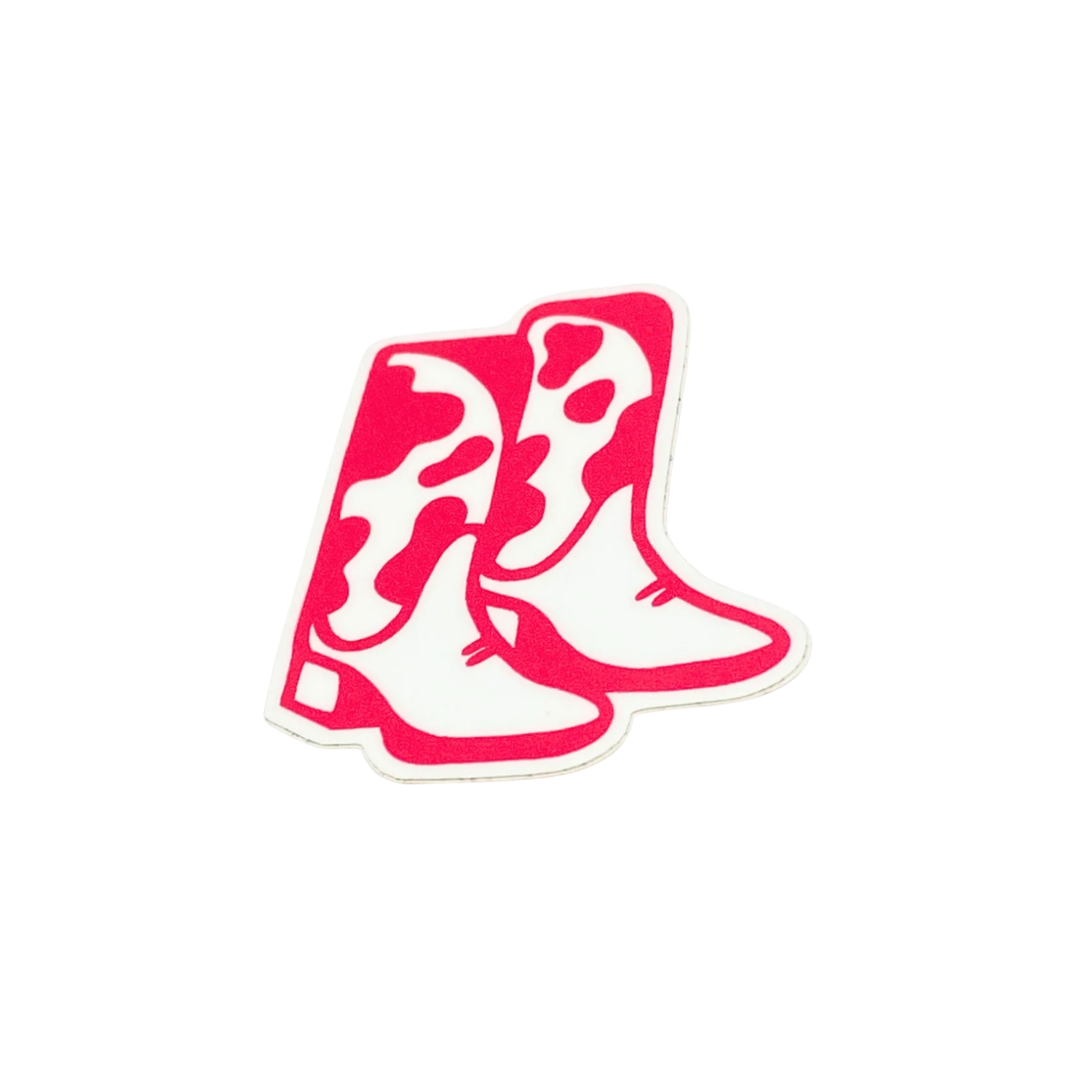 Cow girl boots sticker