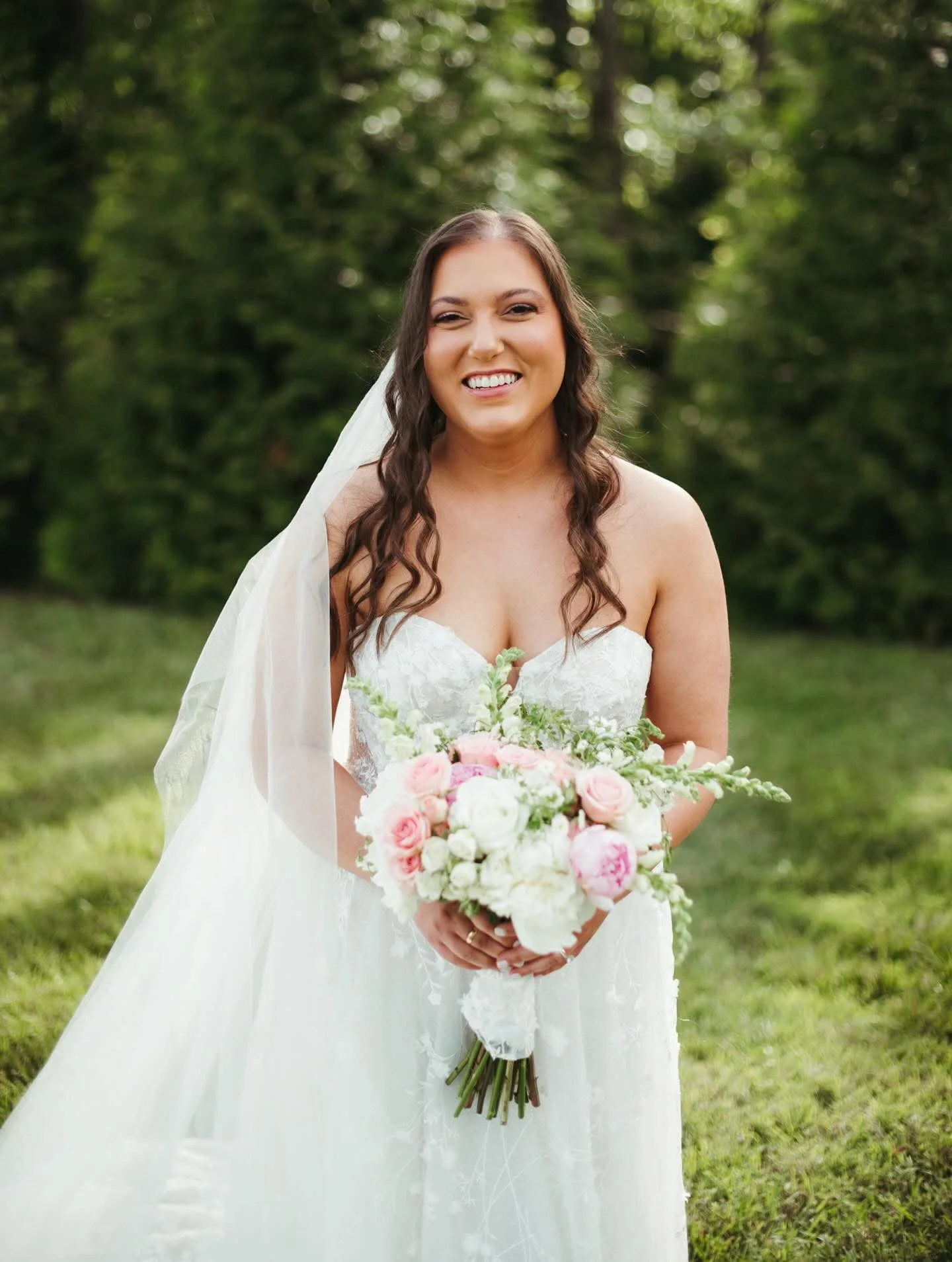 Bridal hairstyle by Monica Machuca Virginia and North Carolina