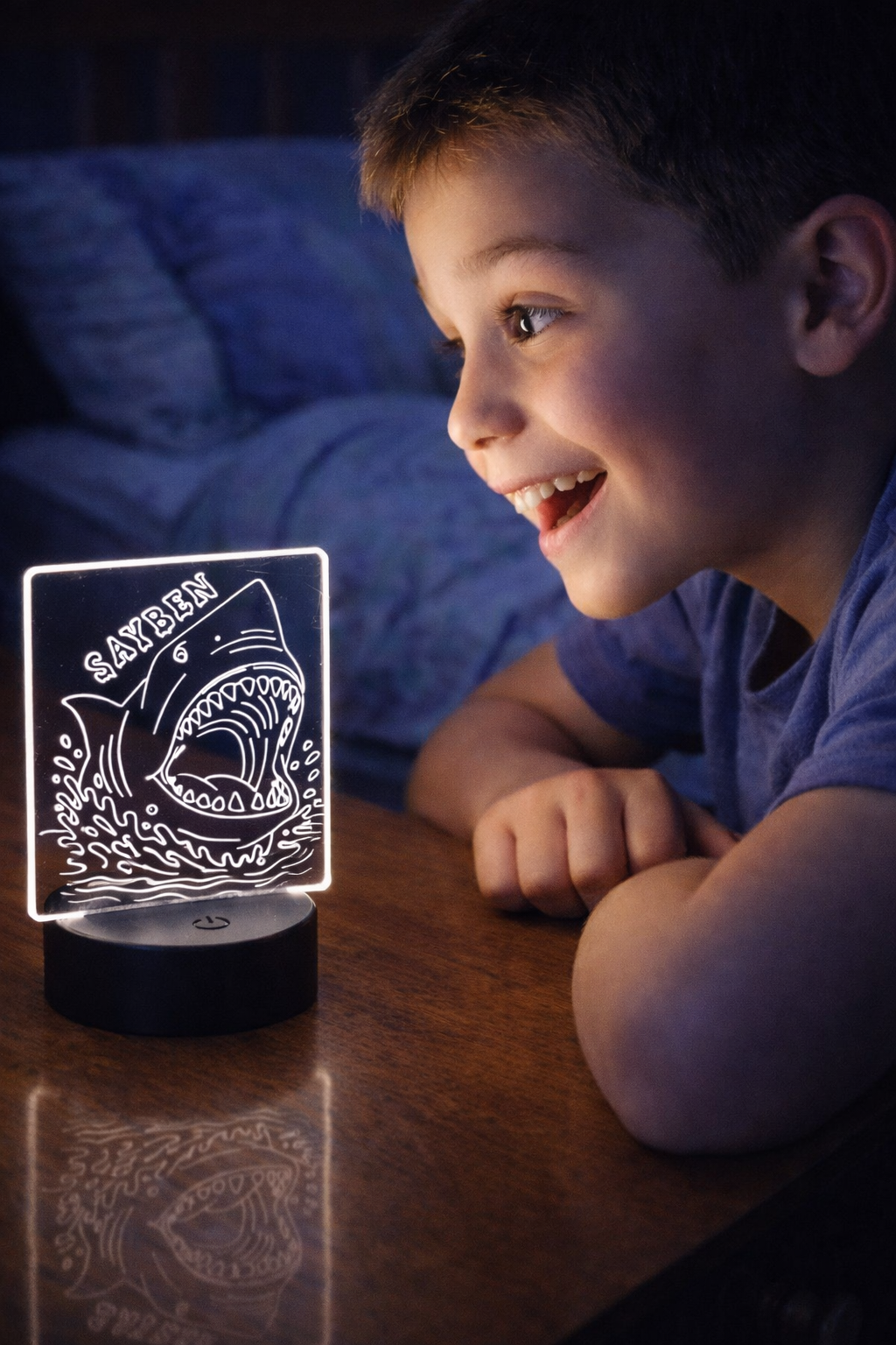 Shark Splash LED Name Light