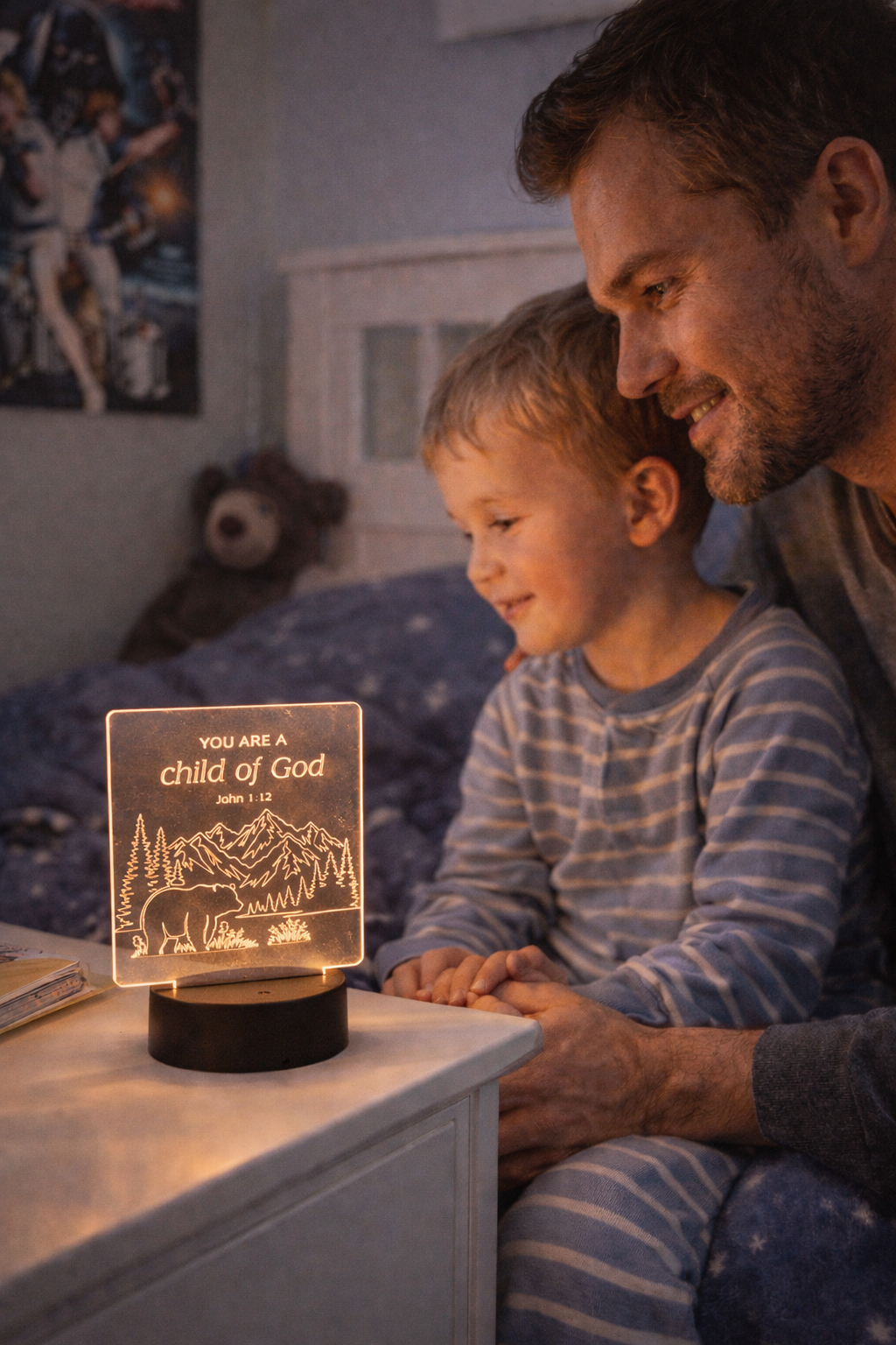 Child of God John 1:12 Scripture Night Light