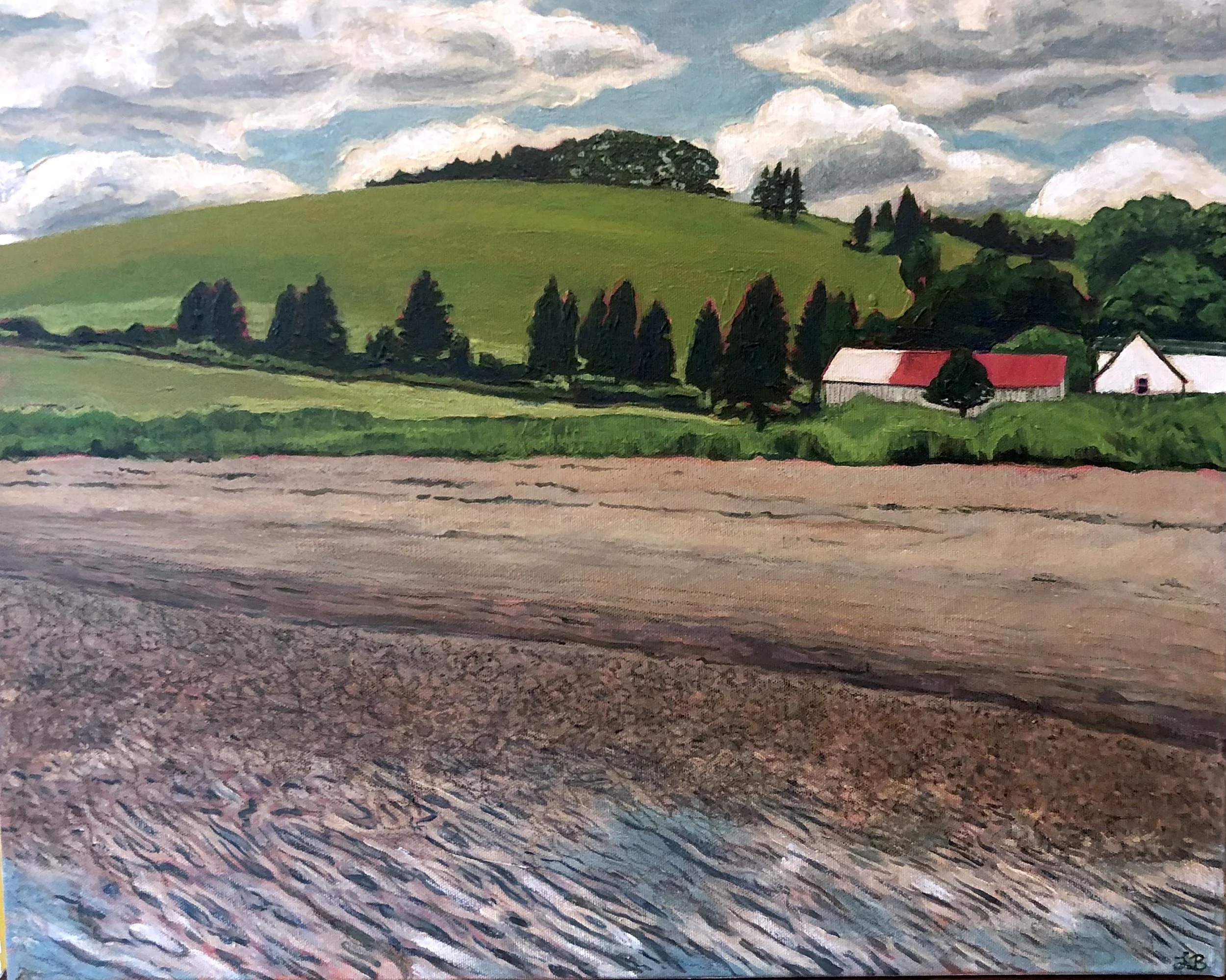 Low Tide At Sperry's
20x16
Acrylic and oil pencil on canvas
2025
SOLD