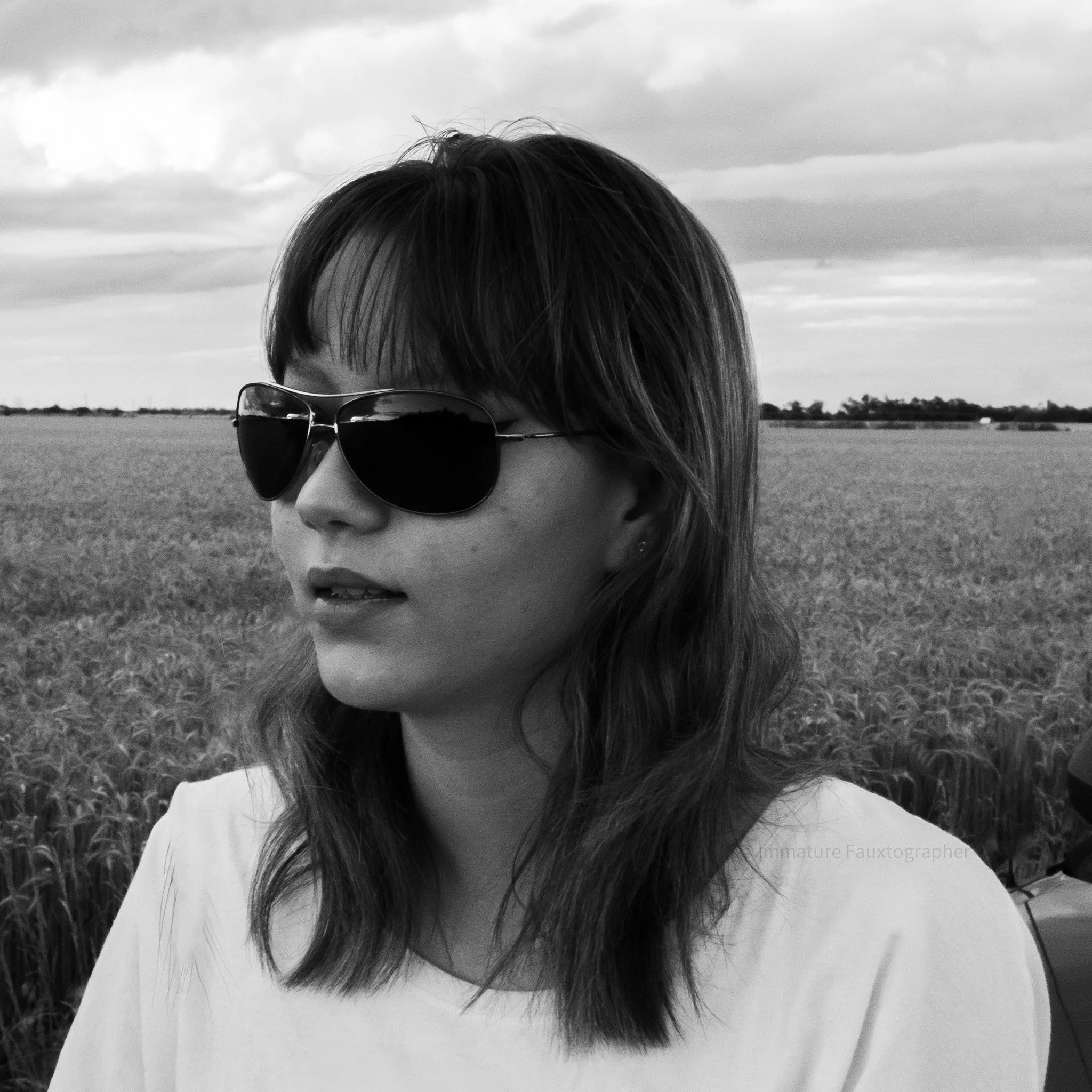 Country girl looking chill.