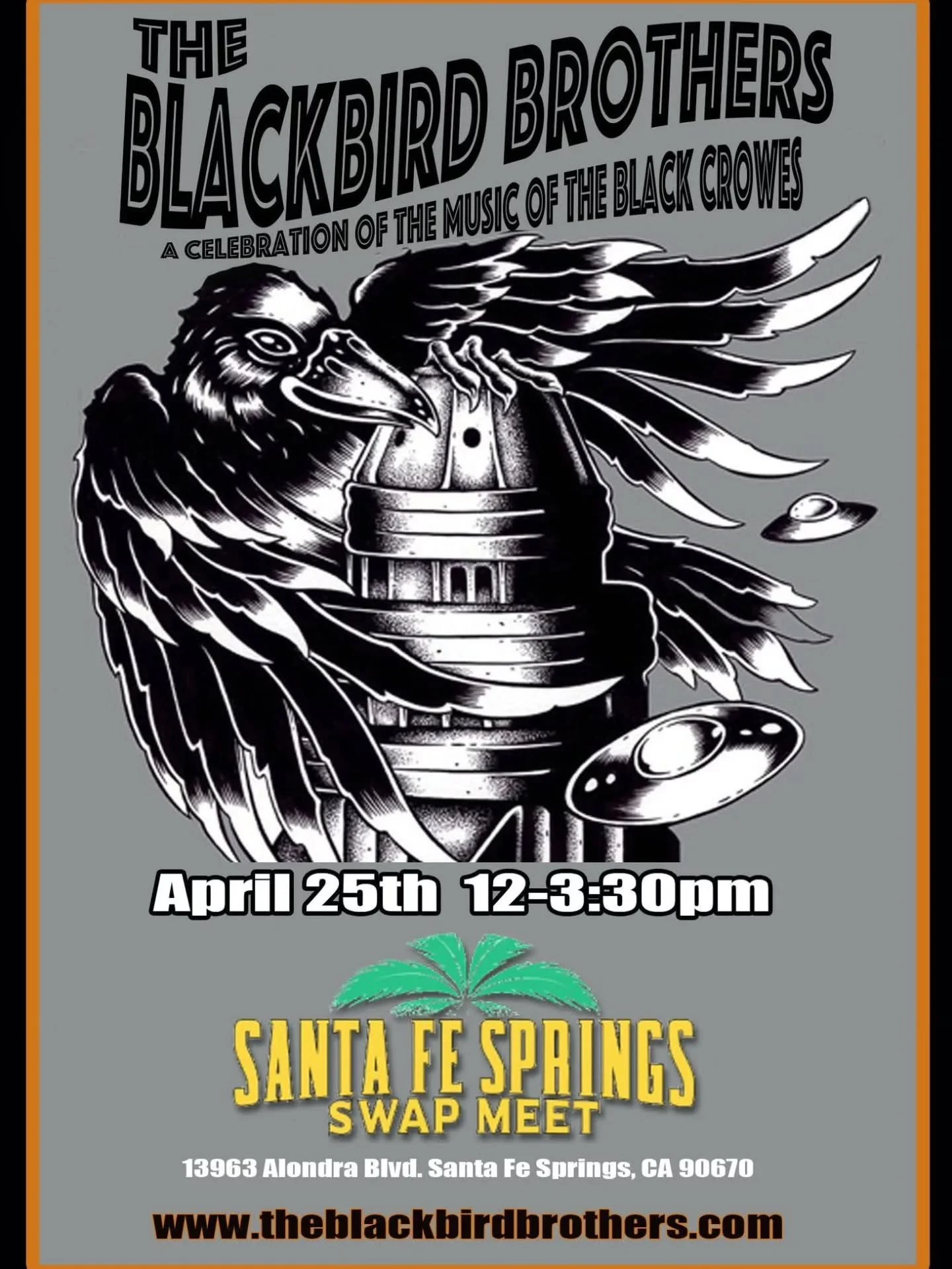 Rockin the swap down to the bone!
April 25th. 12 noon to 3:30

Theblackbirdbrothers.com