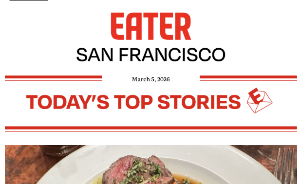 A picture of and link to an Eater SF article about Chef Daniel "Danny" Stoller's new restaurant concept, Petit Américain