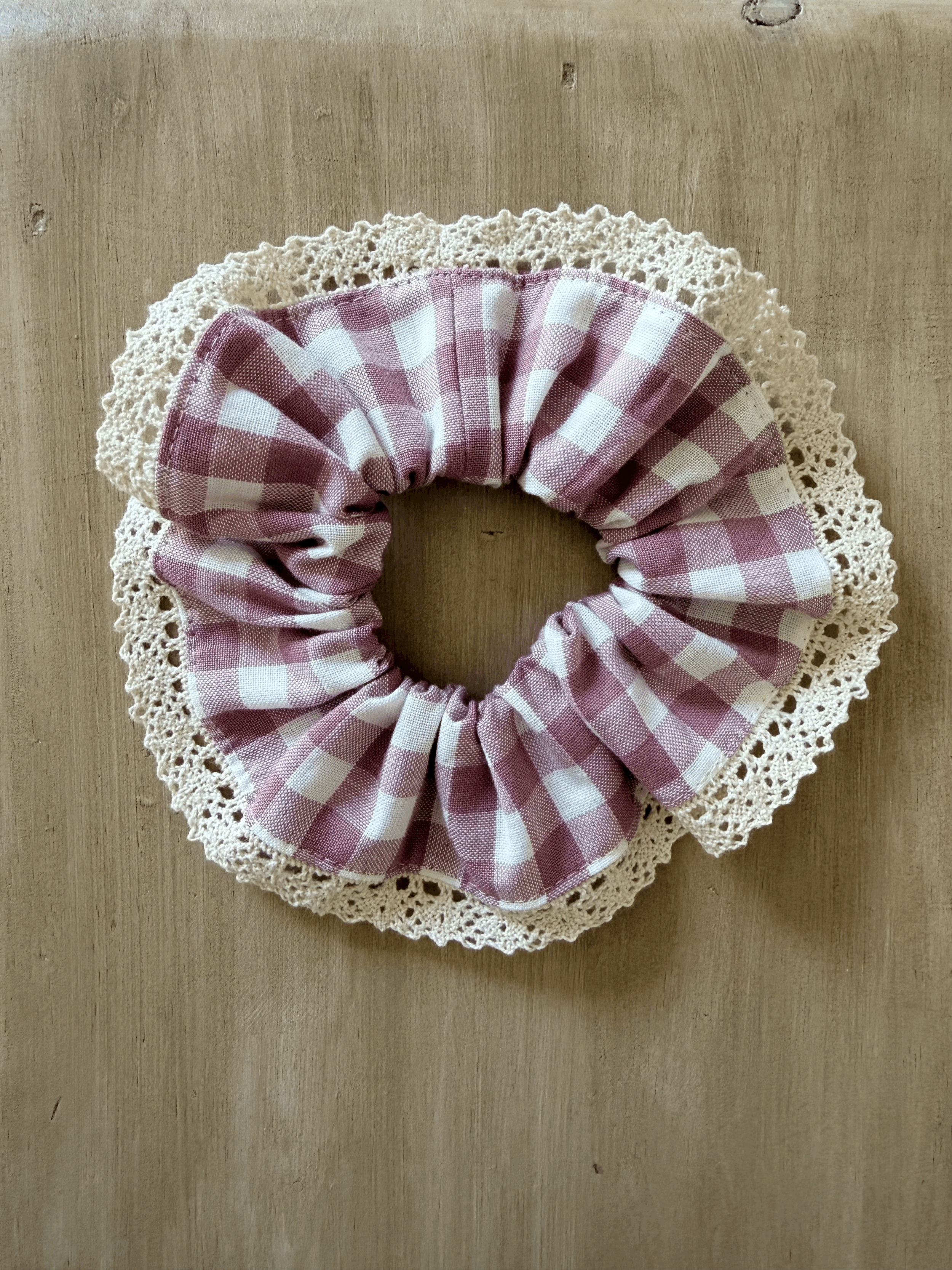 Tulipwood Lace Scrunchie