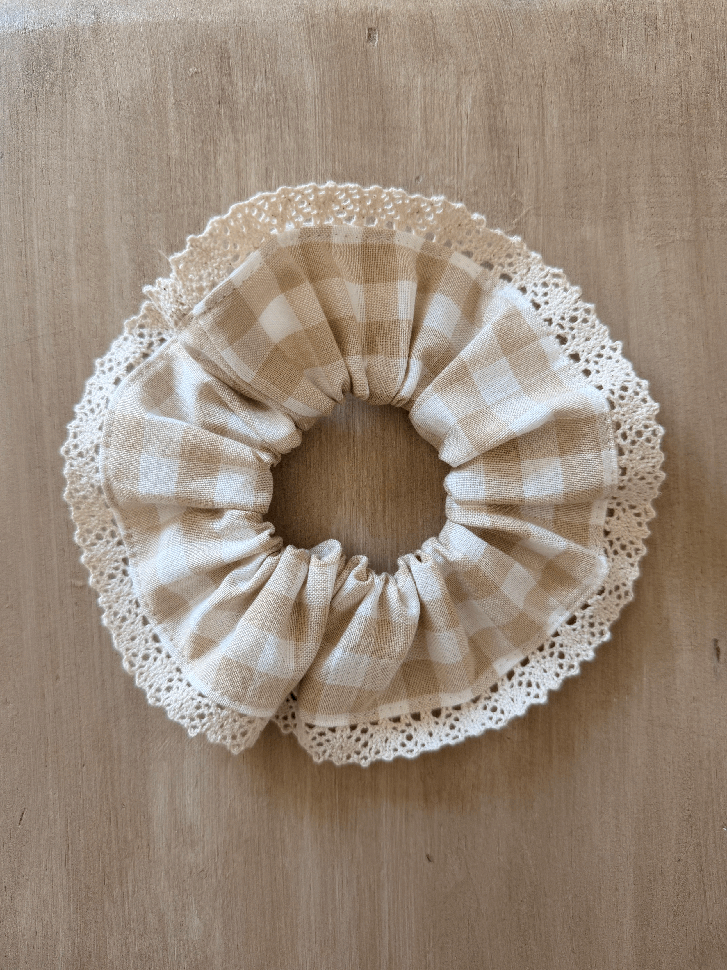 Honeycomb Lace Scrunchie