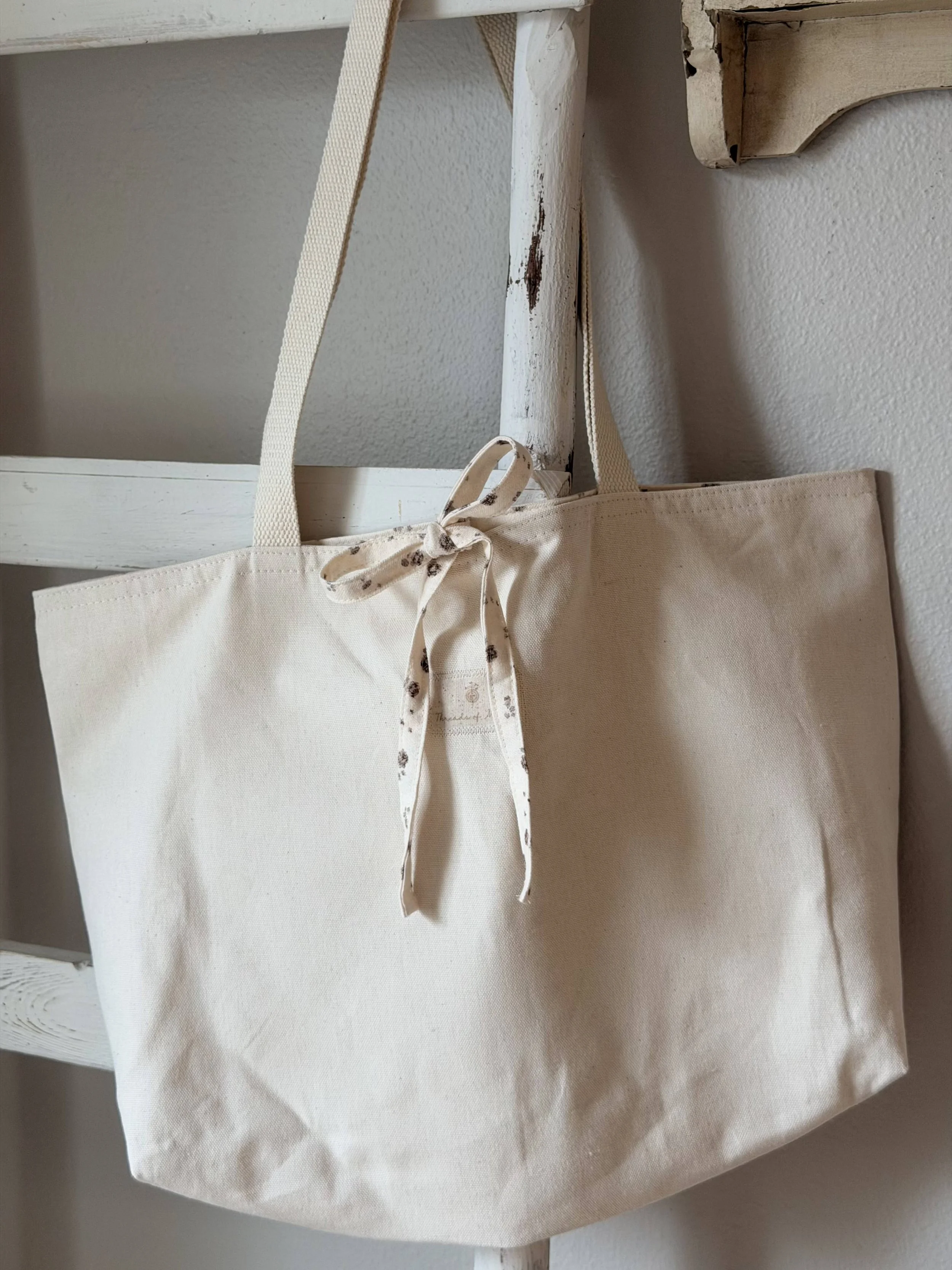 The Homebound Tote | Canvas Cream