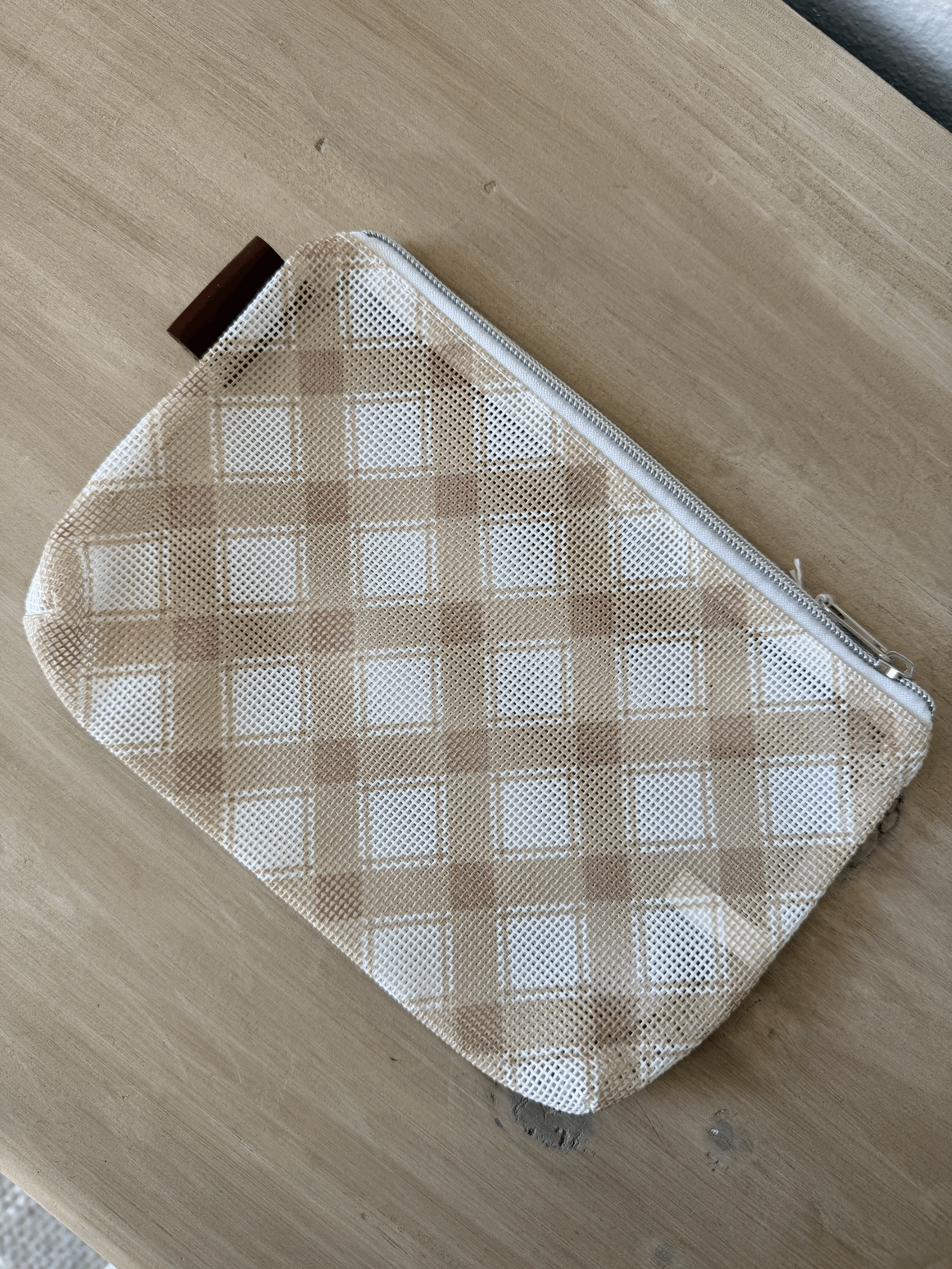 Mini Plaid Project Pouch