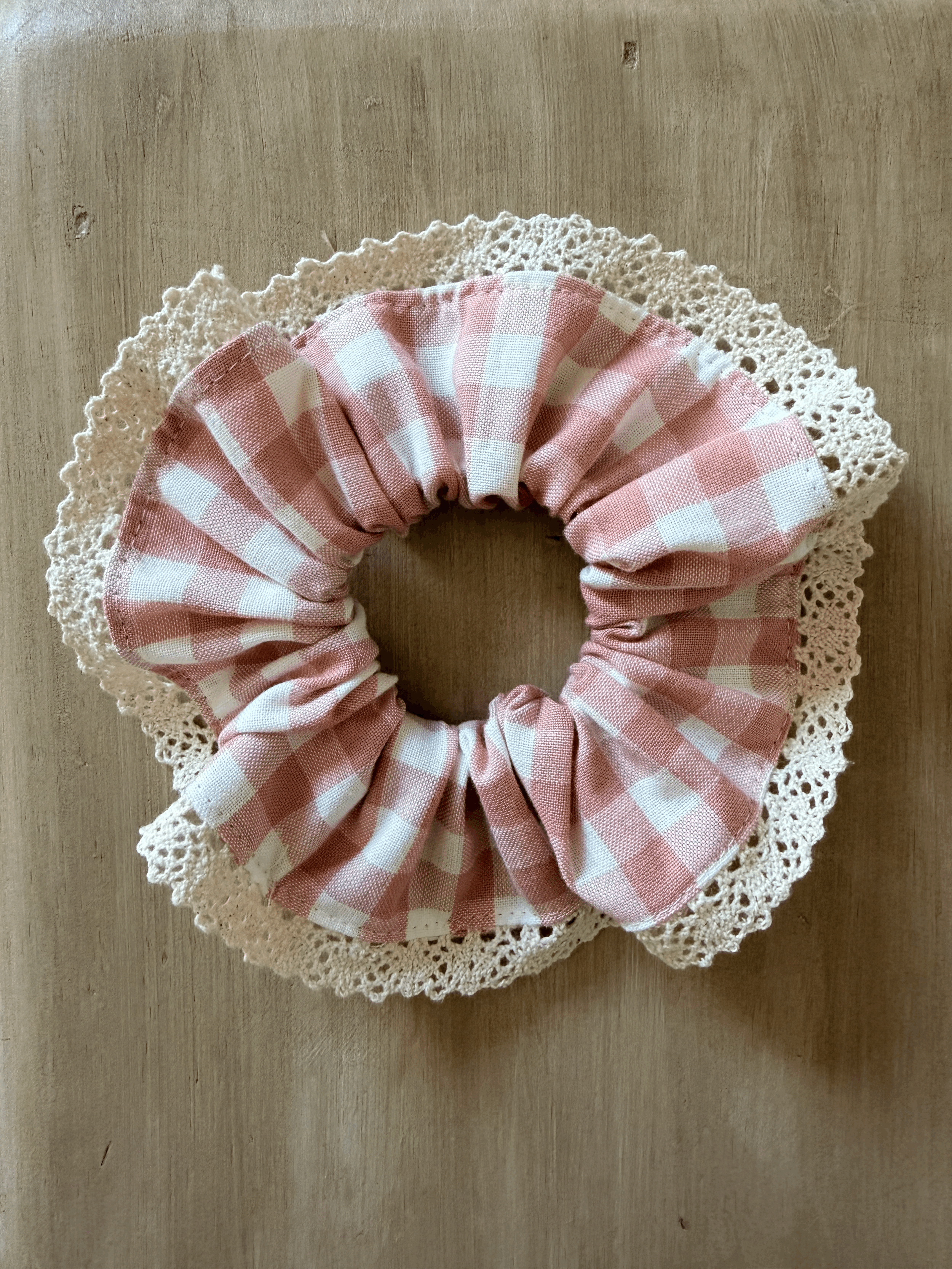 Rosebud Lace Scrunchie