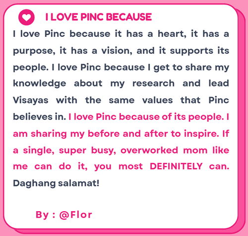 PINCified member testimonial