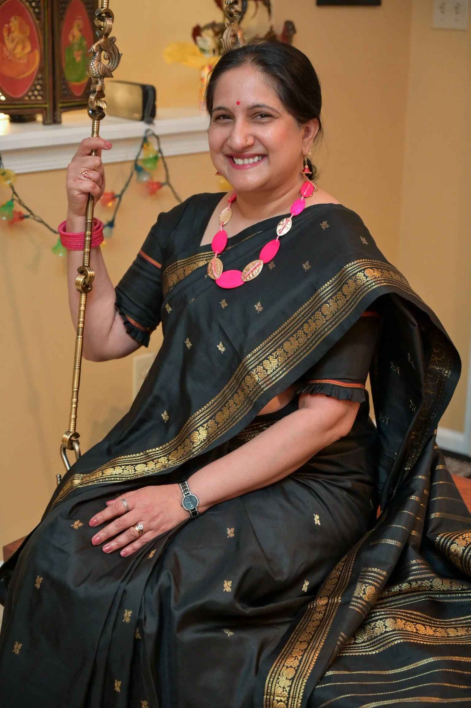 From Baby Shower to Heirloom: how a black Kanjivaram holds a lifetime of blessings