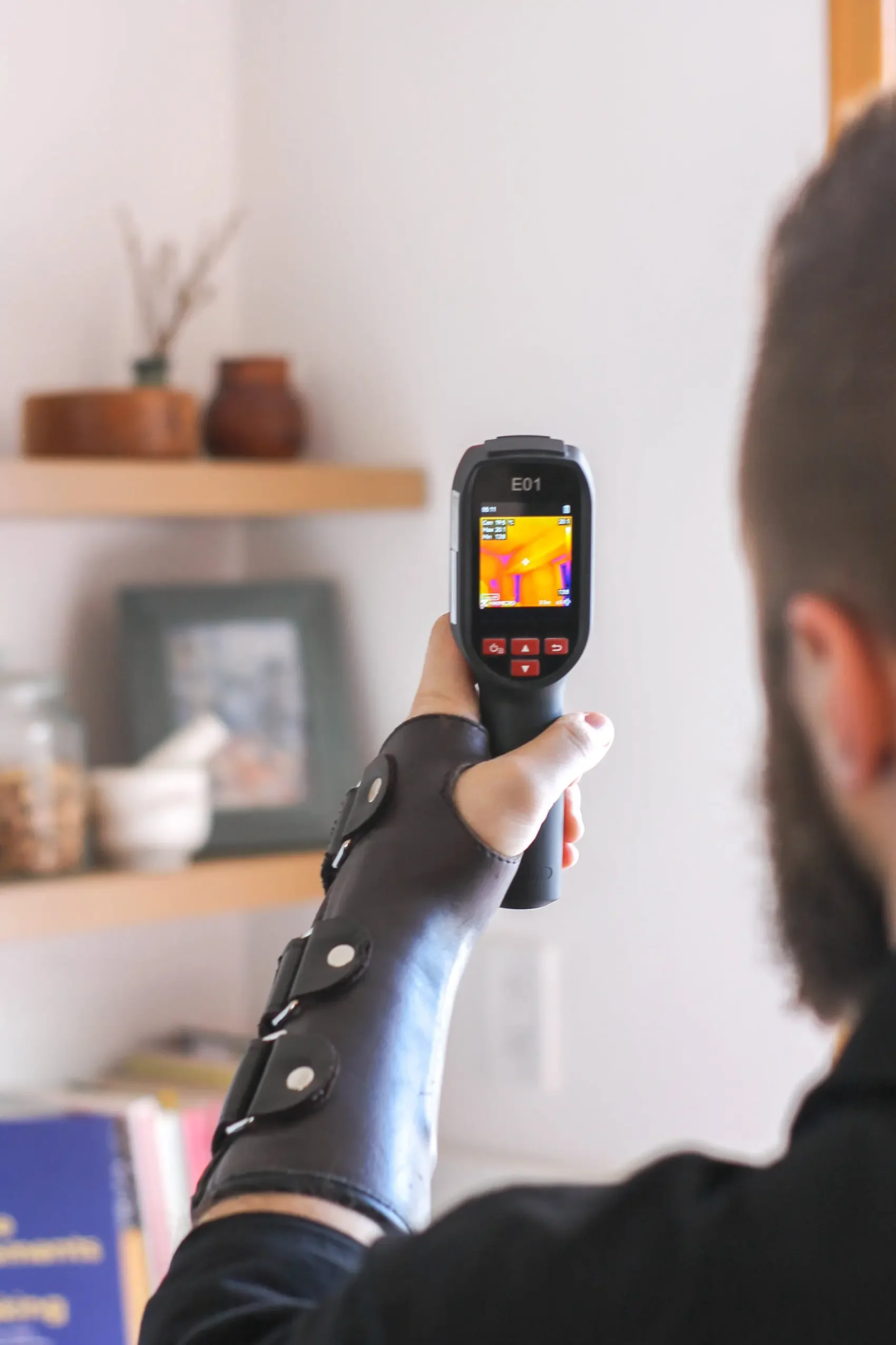 Thermal Imaging testing for moisture during home inspection