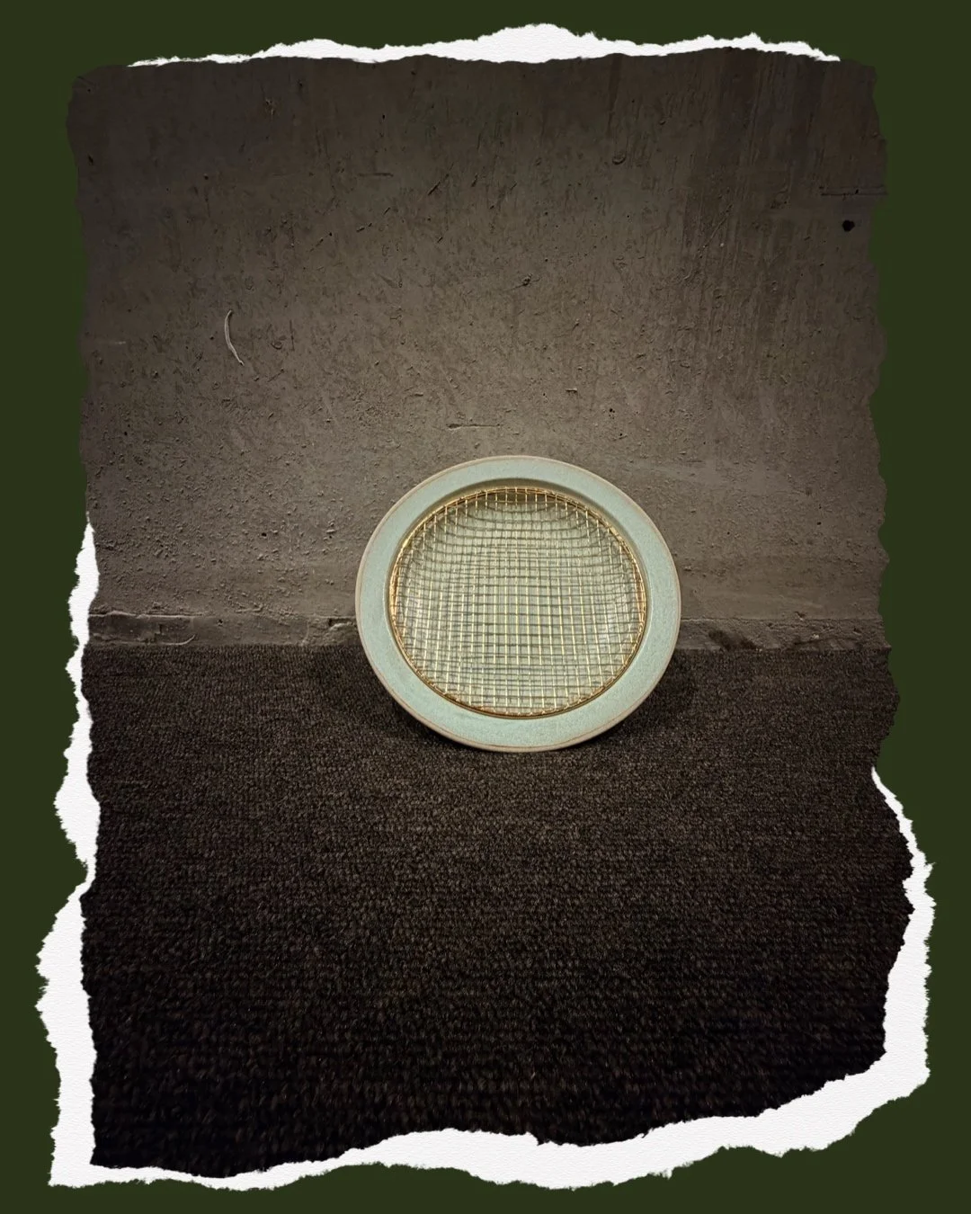 Kikime Amime Plate S – Green + Gold (Made in Japan)