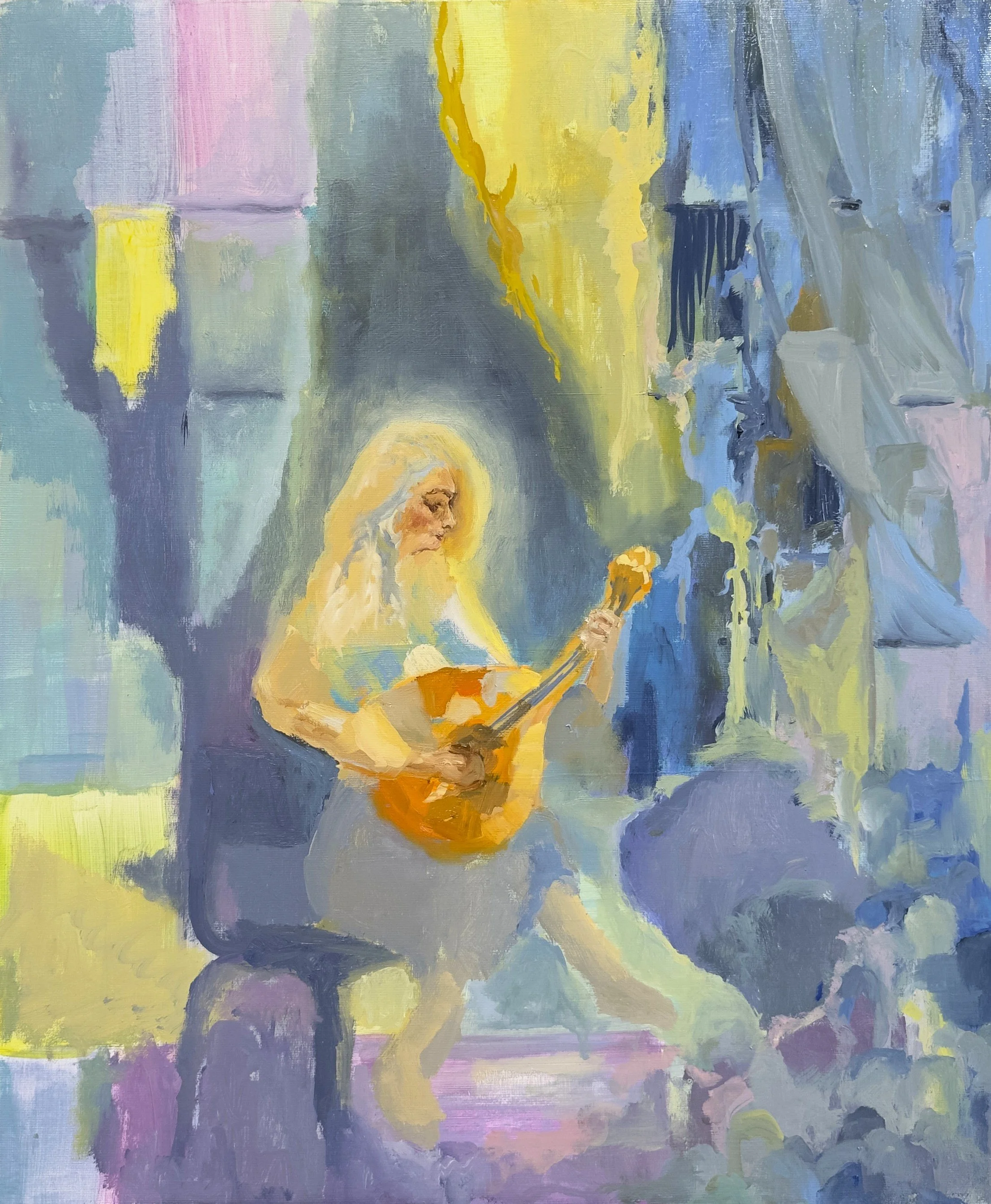 Inner Music I, 2025, Oil on canvas, 50 x 61 cm