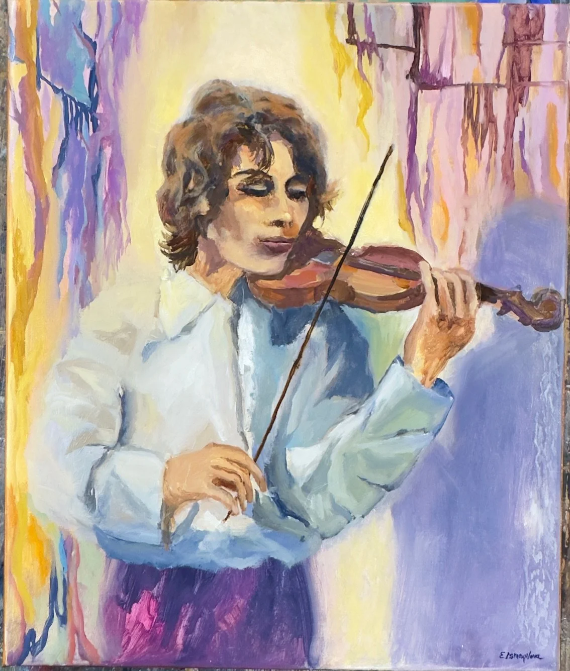Inner Music V, 2025, Oil on canvas, 50 x 61 cm