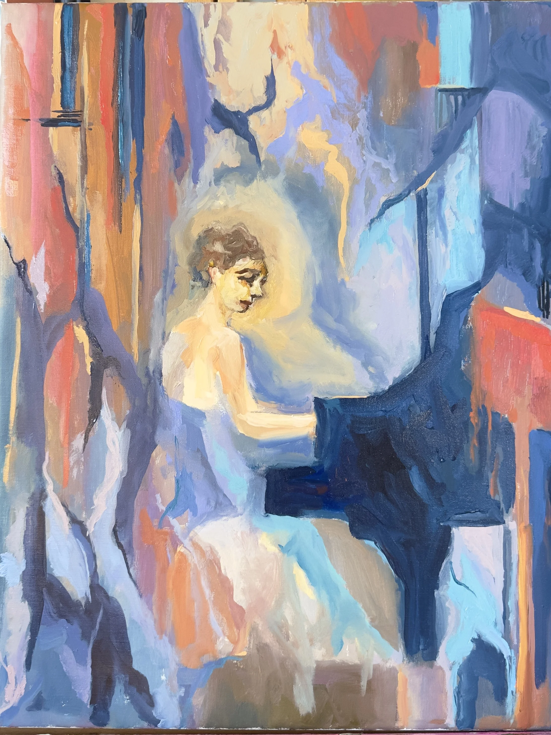 Inner Music II, 2025, Oil on canvas, 61 x 40 cm