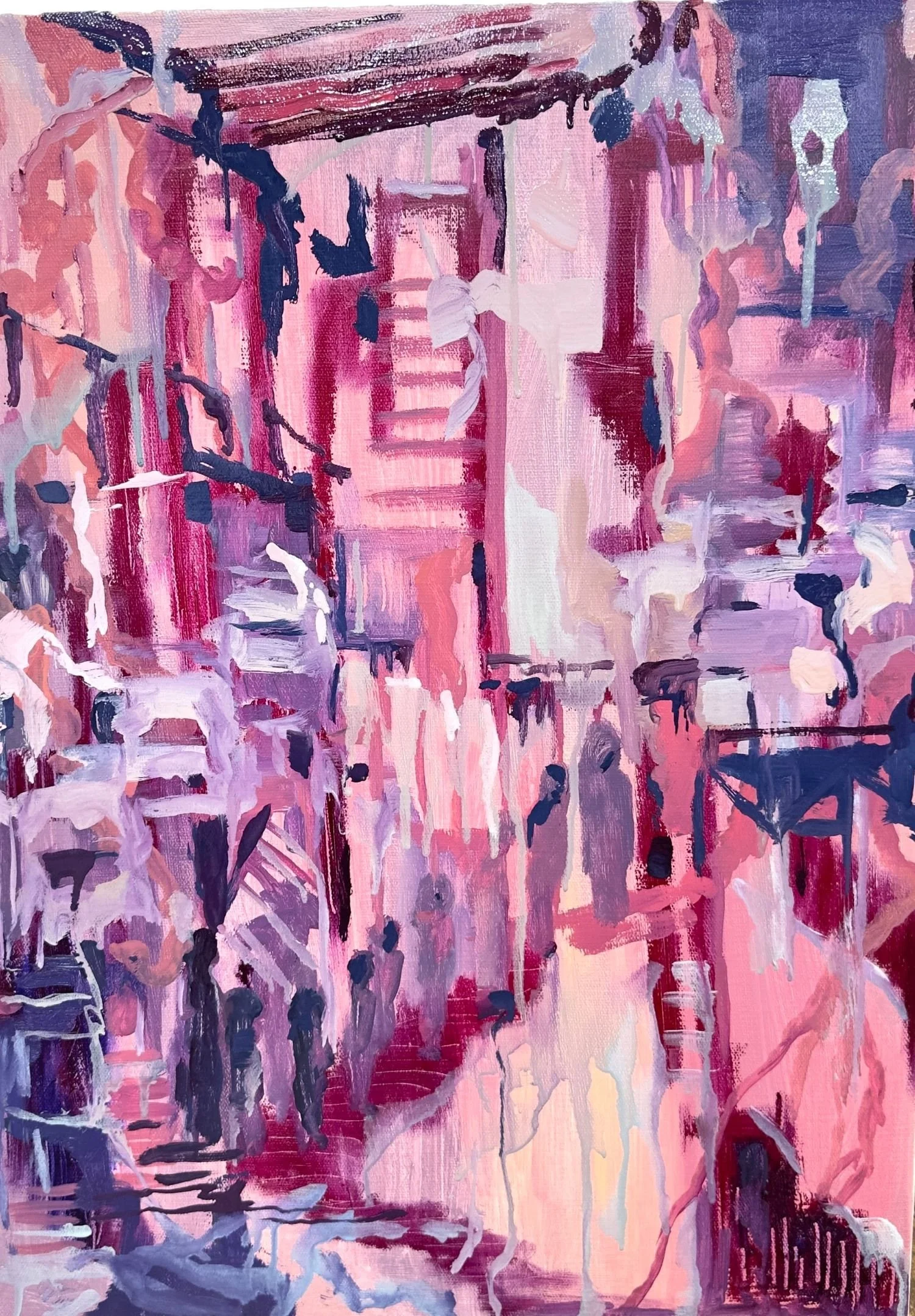 Steelworks, Oil on Canvas, 41 x 56 cm, 2026