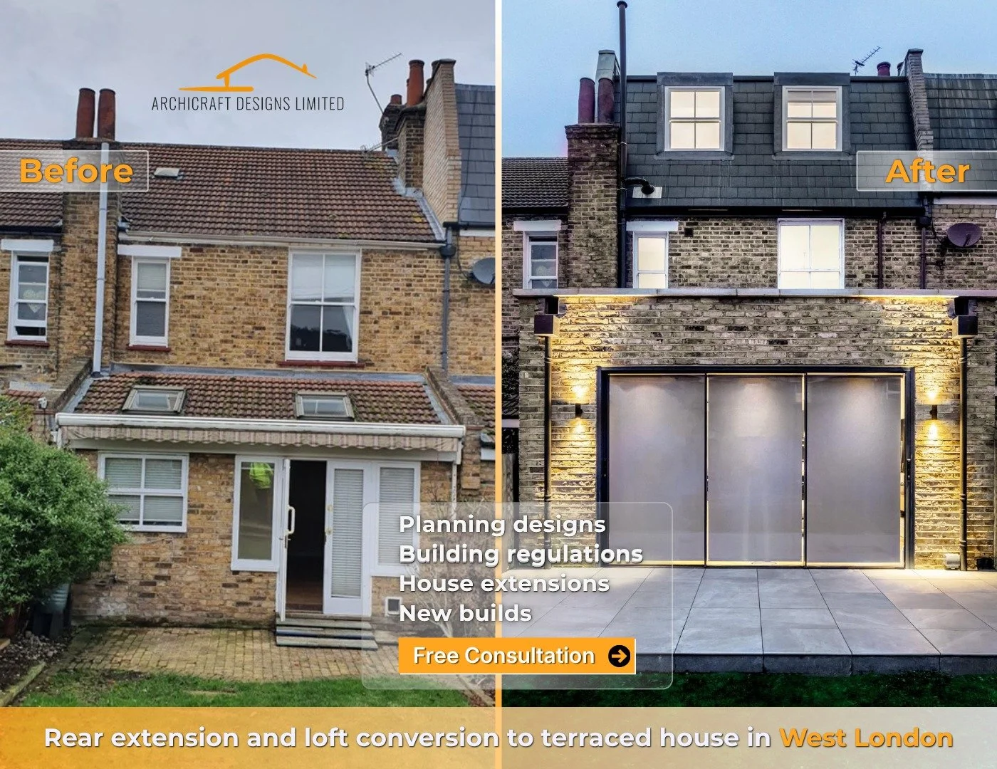 Doubling the Potential of a West London Terrace. 📐✨

Maximizing space in a terraced house requires more than just an extension; it requires a complete technical reimagining. This project showcases a seamless integration of a modern rear extension an