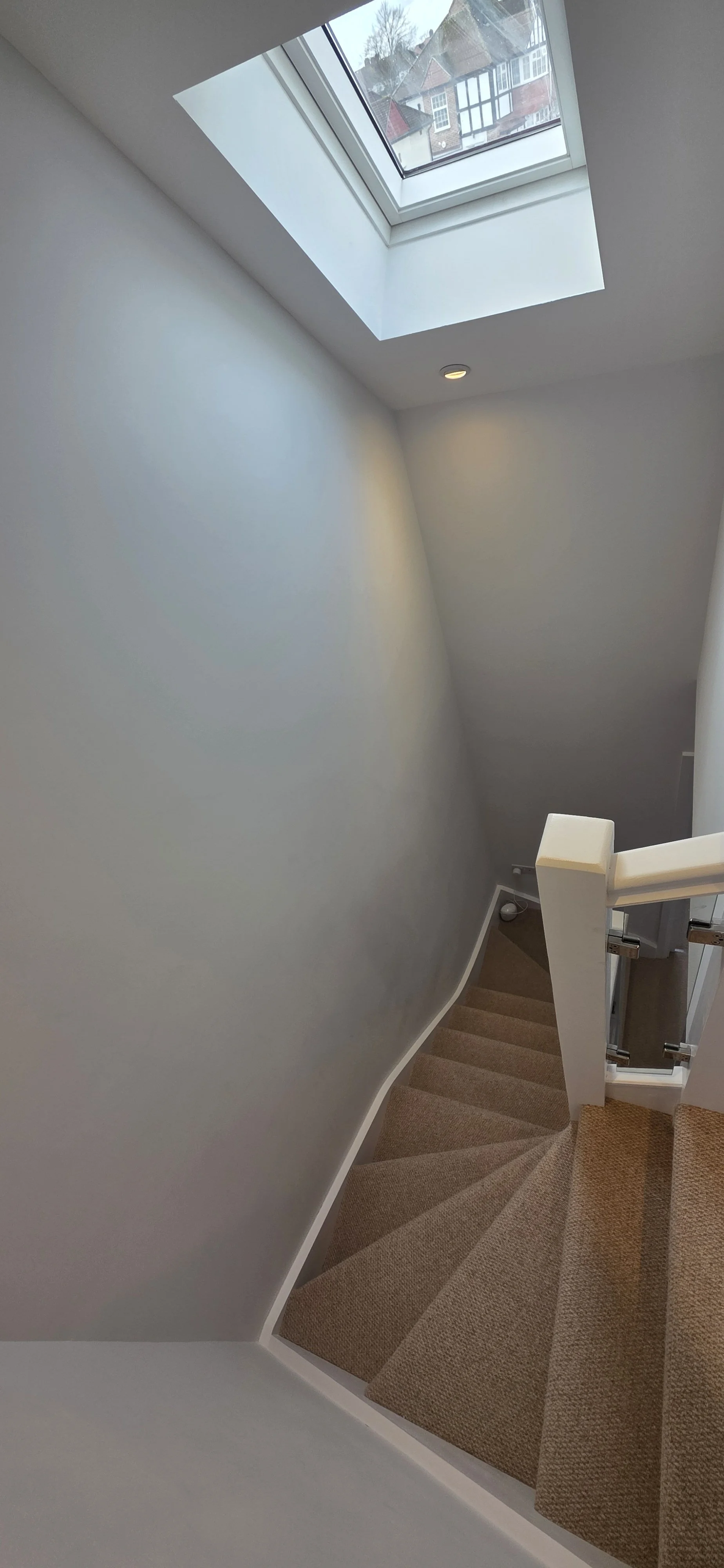 Terraced house loft conversion project in Worcester Park, South London