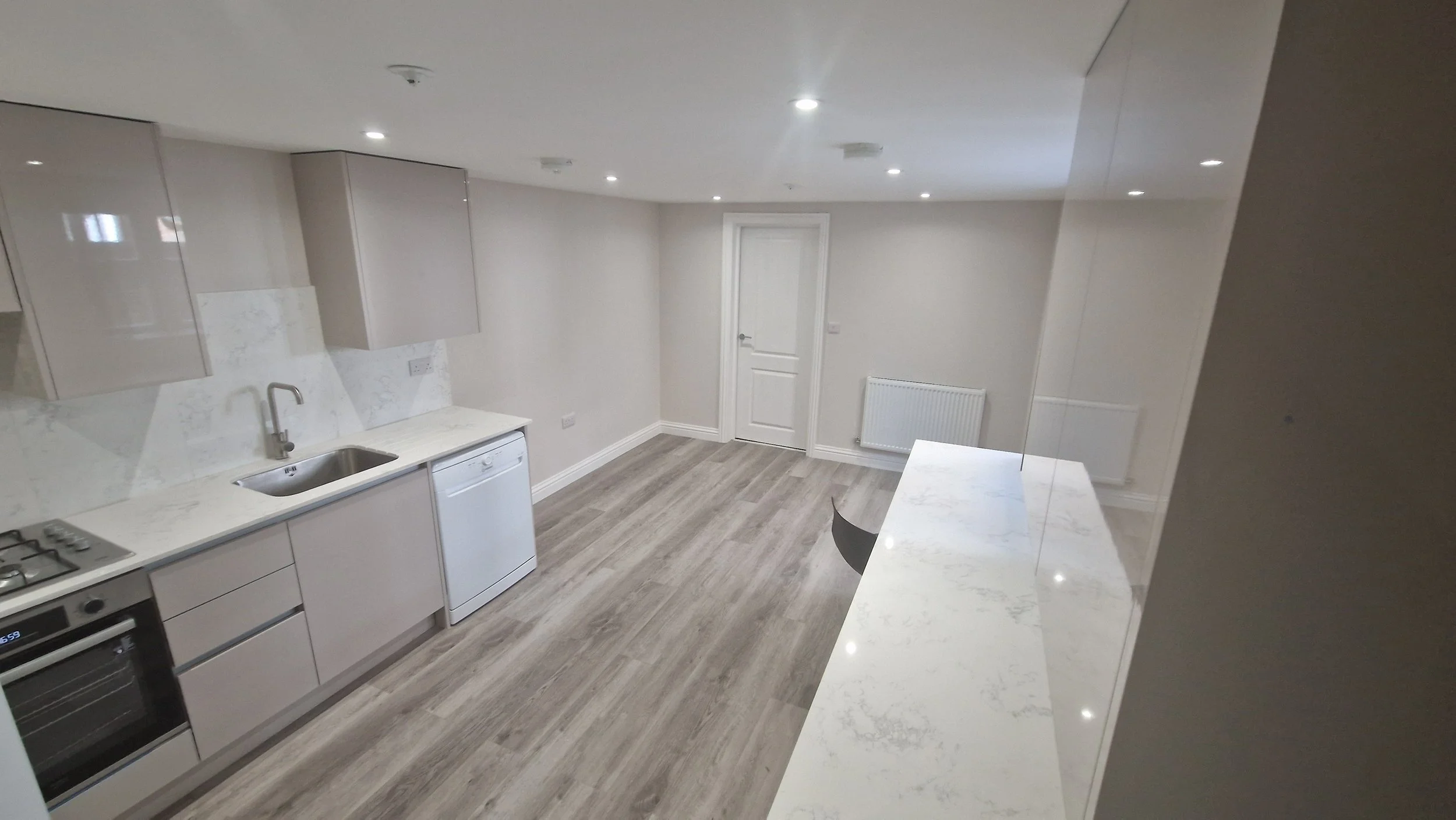 4-apartment house conversion in North London