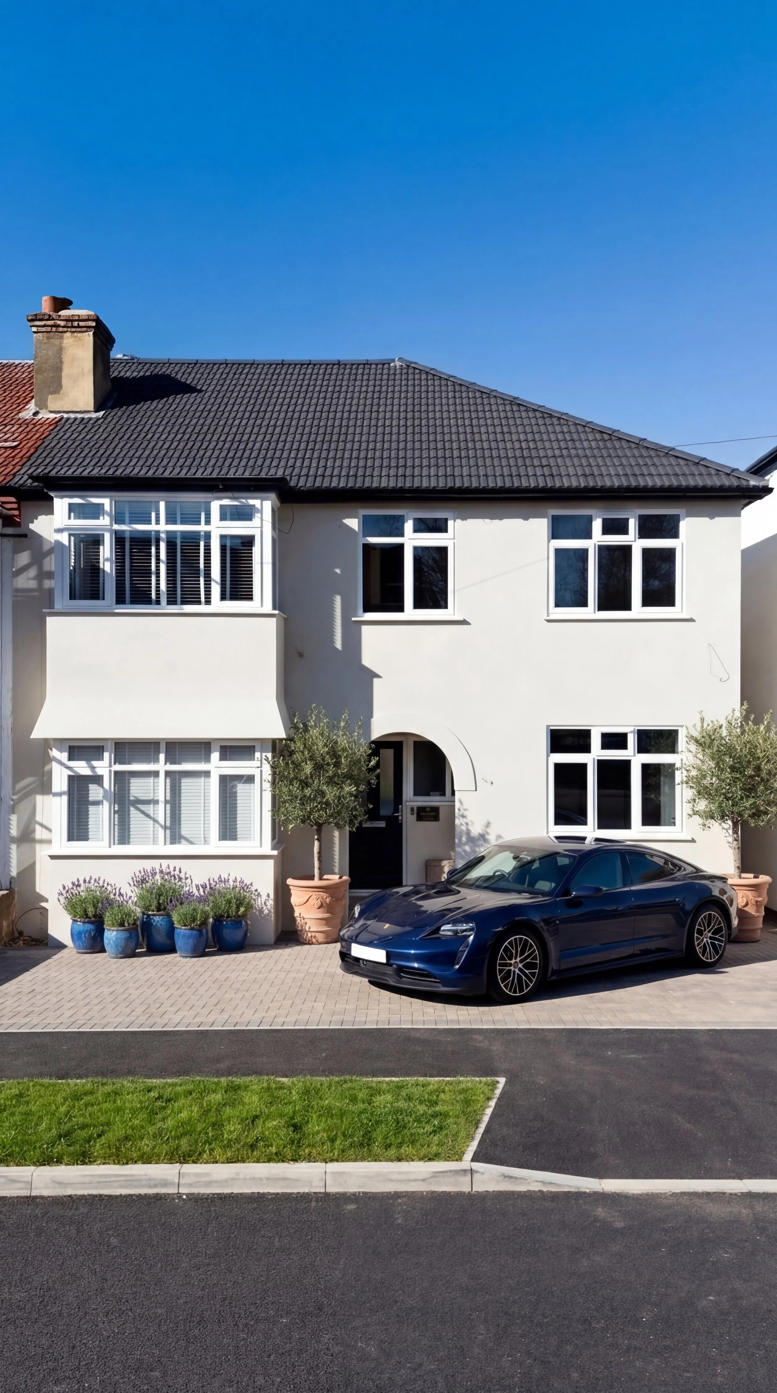 Semi-detached house in Sutton - Two storey side extension, single storey rear extension, and interior redesign